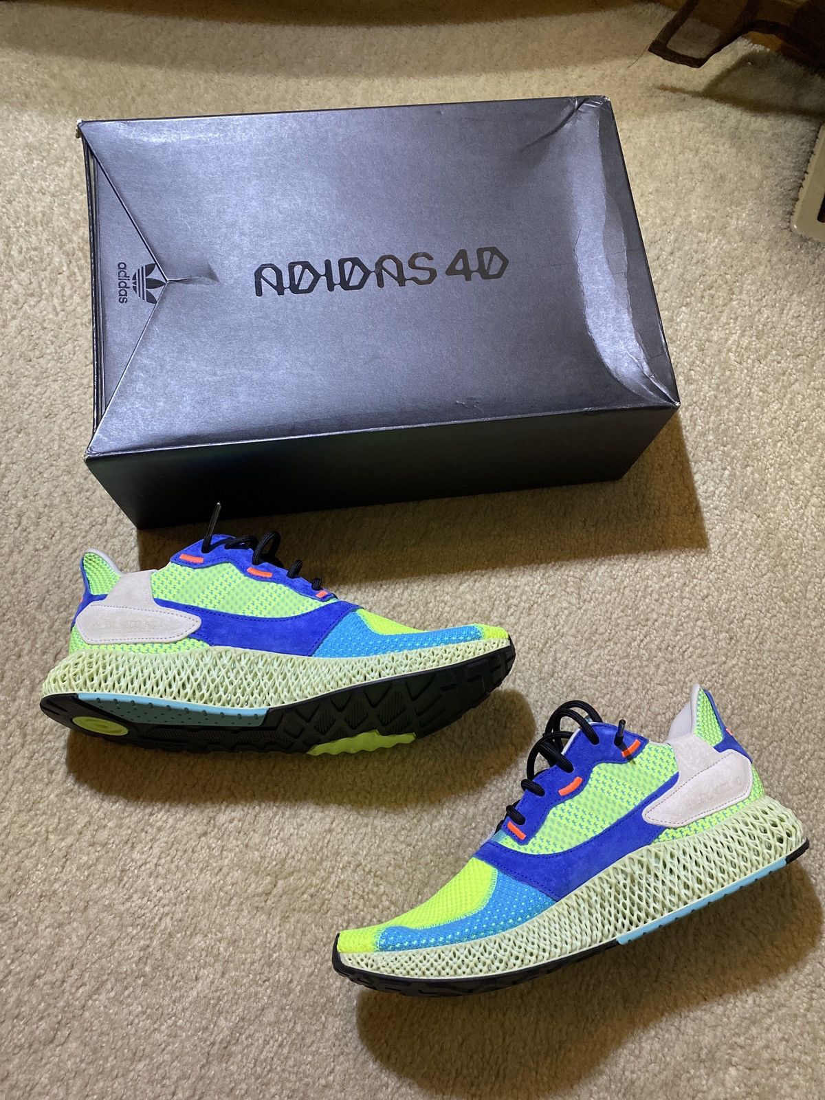 Adidas Adidas ZX 4000 4D ‘Easy Mint’ Size US 12 / EU 45 - 3 Thumbnail