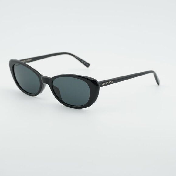 Saint Laurent Paris Saint Laurent SL 822 001 Sunglasses Shiny Black Cat Eye Size ONE SIZE - 1 Thumbnail