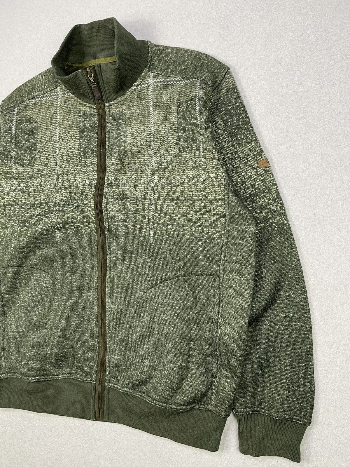 Golden Bear GOLDEN BEAR NATIVE NAVAJO GREEN ZIPPER SWEATER Size US L / EU 52-54 / 3 - 2 Thumbnail