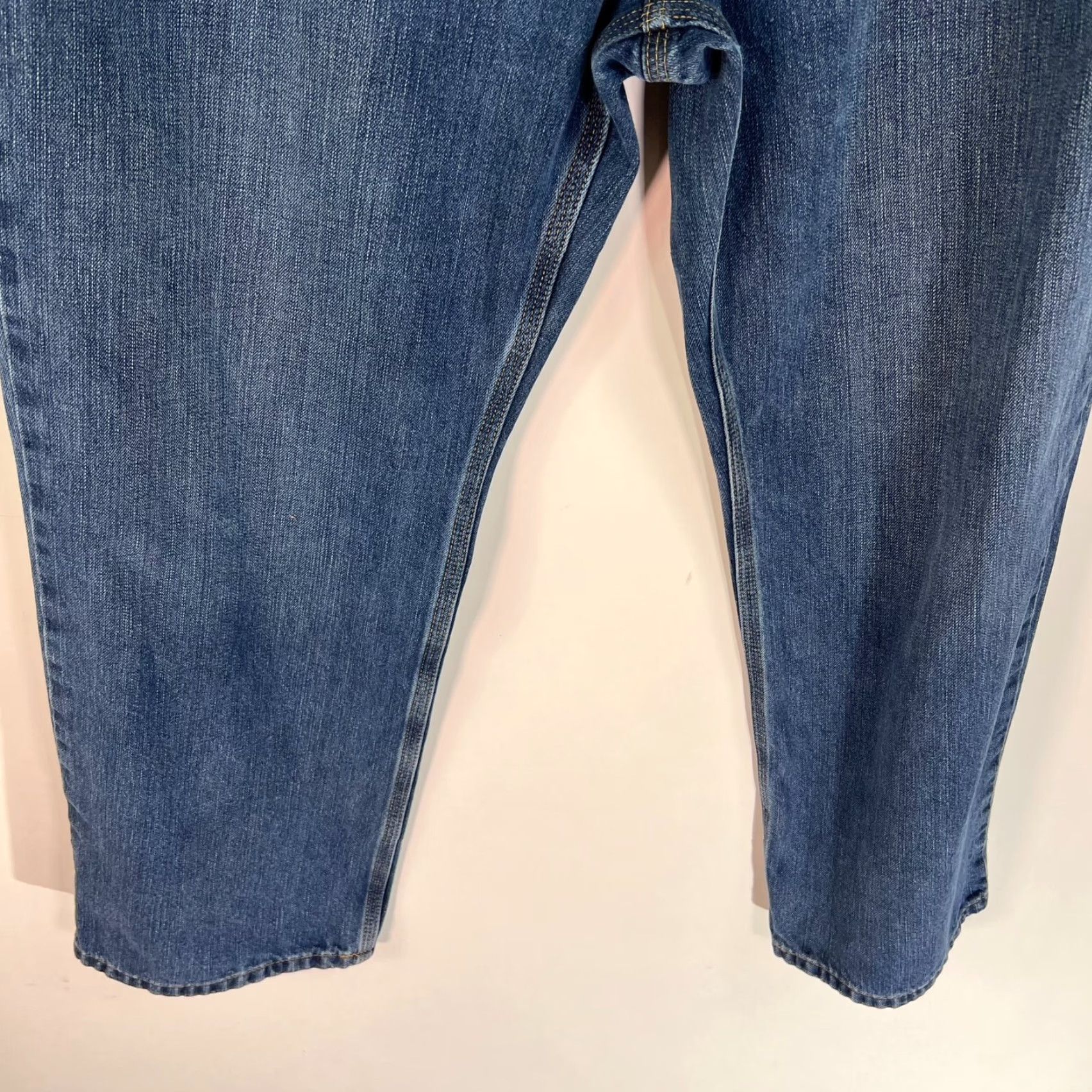 Carhartt Carhartt Jeans Mens 40 Blue Denim Relaxed Fit Straight 40X28 40x28 MS Regular Men Size US 40 / EU 56 - 3 Thumbnail