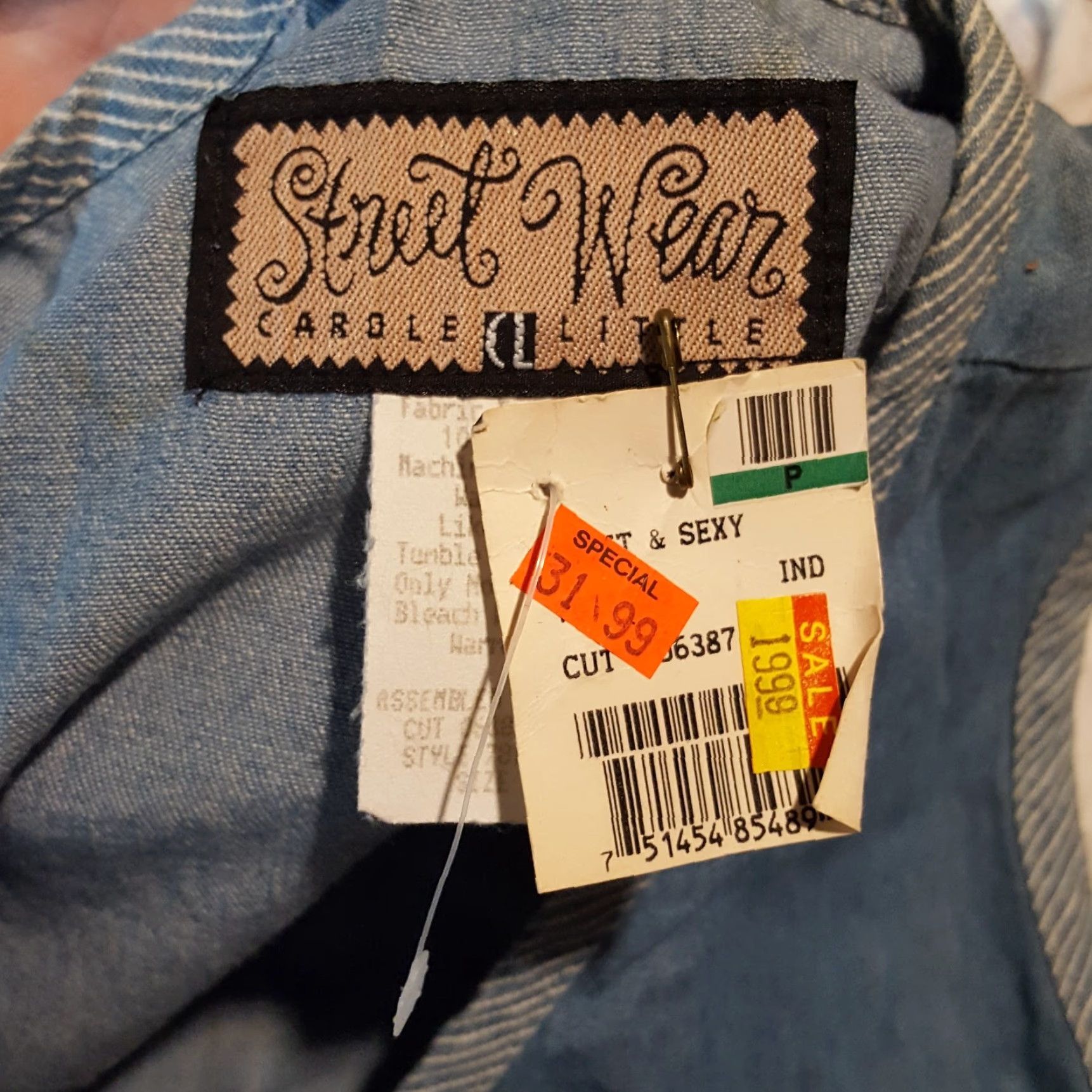 Denime VINTAGE Y2K Stonewash Faded Denim Vest Womens Petite P Western Zip UP Trucker Jacket 90s Size S / US 4 / IT 40 - 6 Thumbnail