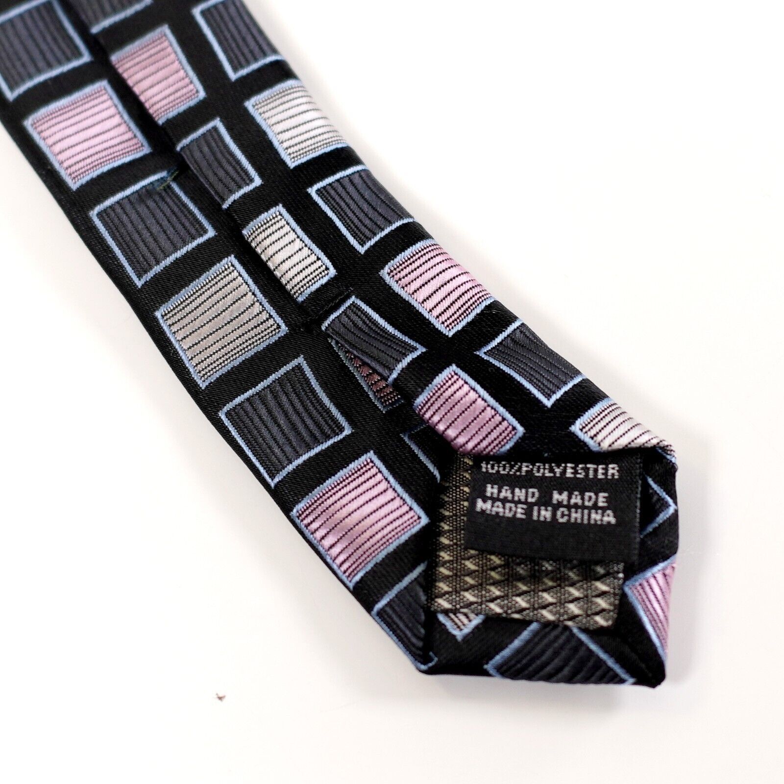 Bergamo New York Bergamo New York Black Pink White Check Ribbed Woven Polyest Size ONE SIZE - 5 Thumbnail