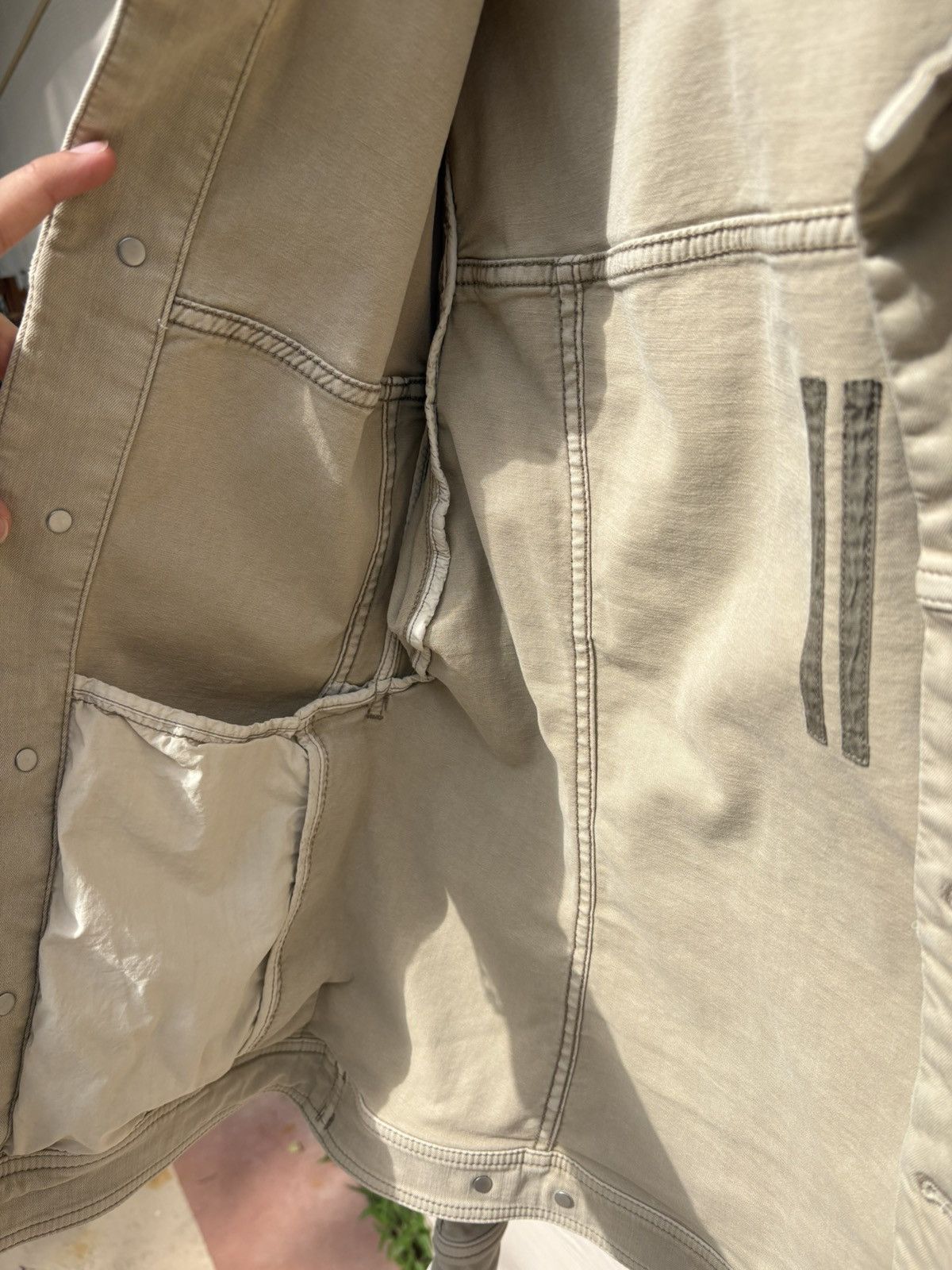 Rick Owens Rick Owens Worker Denim Jacket in Mineral Fogachine Size US M / EU 48-50 / 2 - 8 Thumbnail