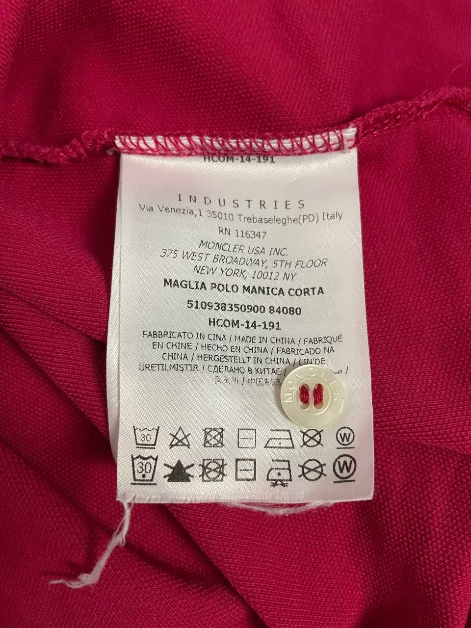 Moncler Moncler Polo Pink Women Tee Size US S / EU 44-46 / 1 - 11 Thumbnail