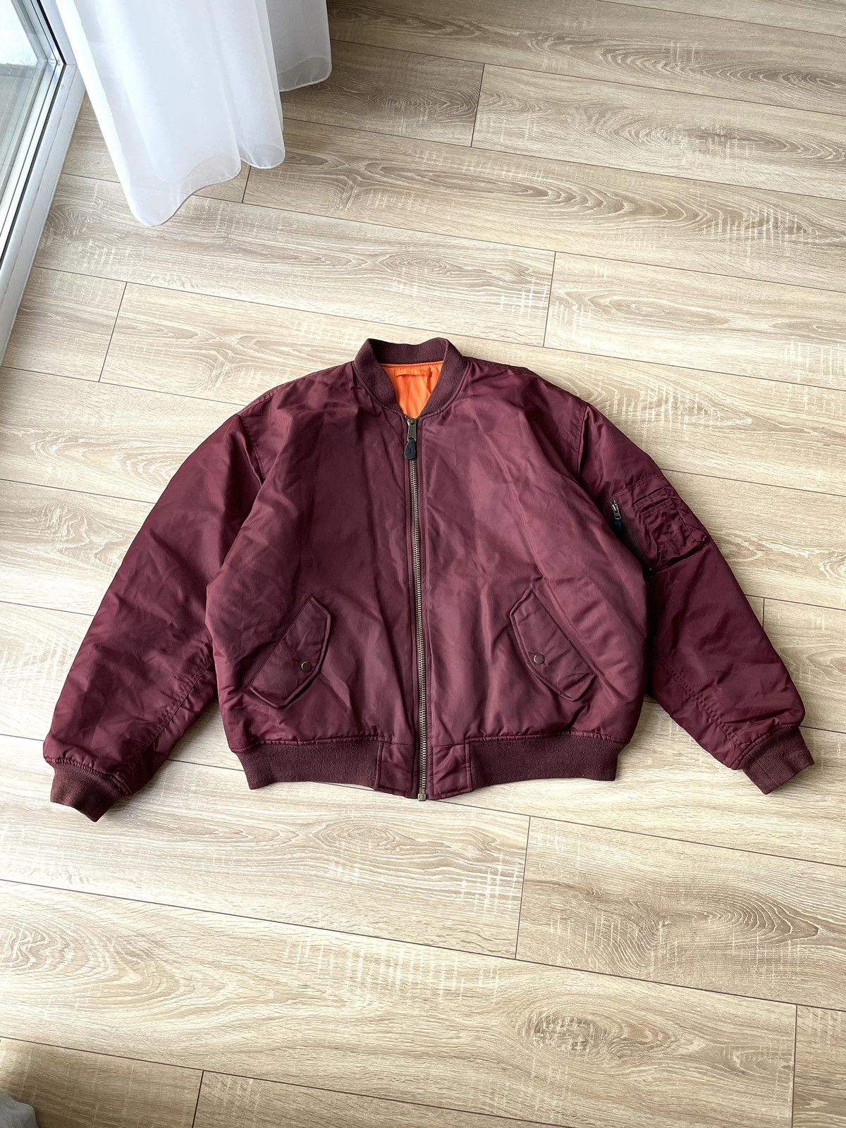 Vintage Vintage CWU MA-1 Flight Military Bomber Jacket Boxy Size US XXL / EU 58 / 5 - 2 Thumbnail