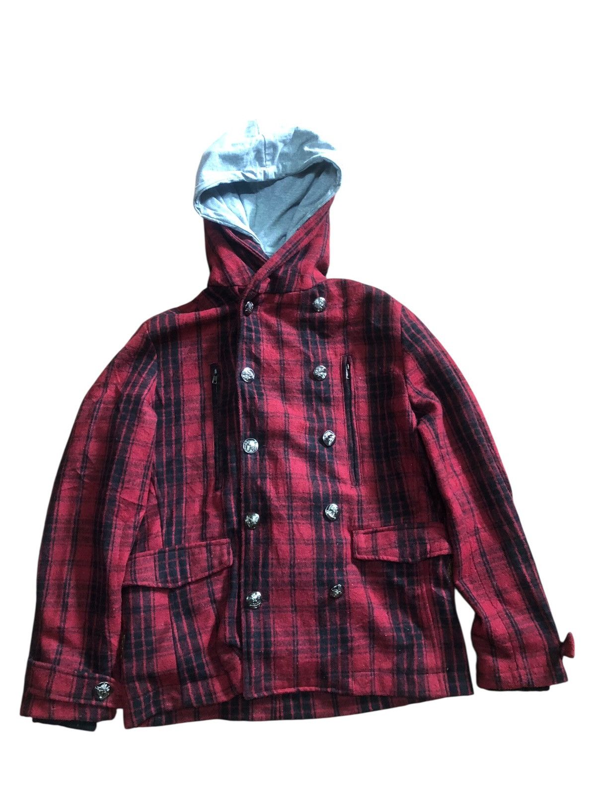 Japanese Brand Glenmist Check Tartan punk rockabilly Hooded Jacket Size US M / EU 48-50 / 2 - 1 Thumbnail