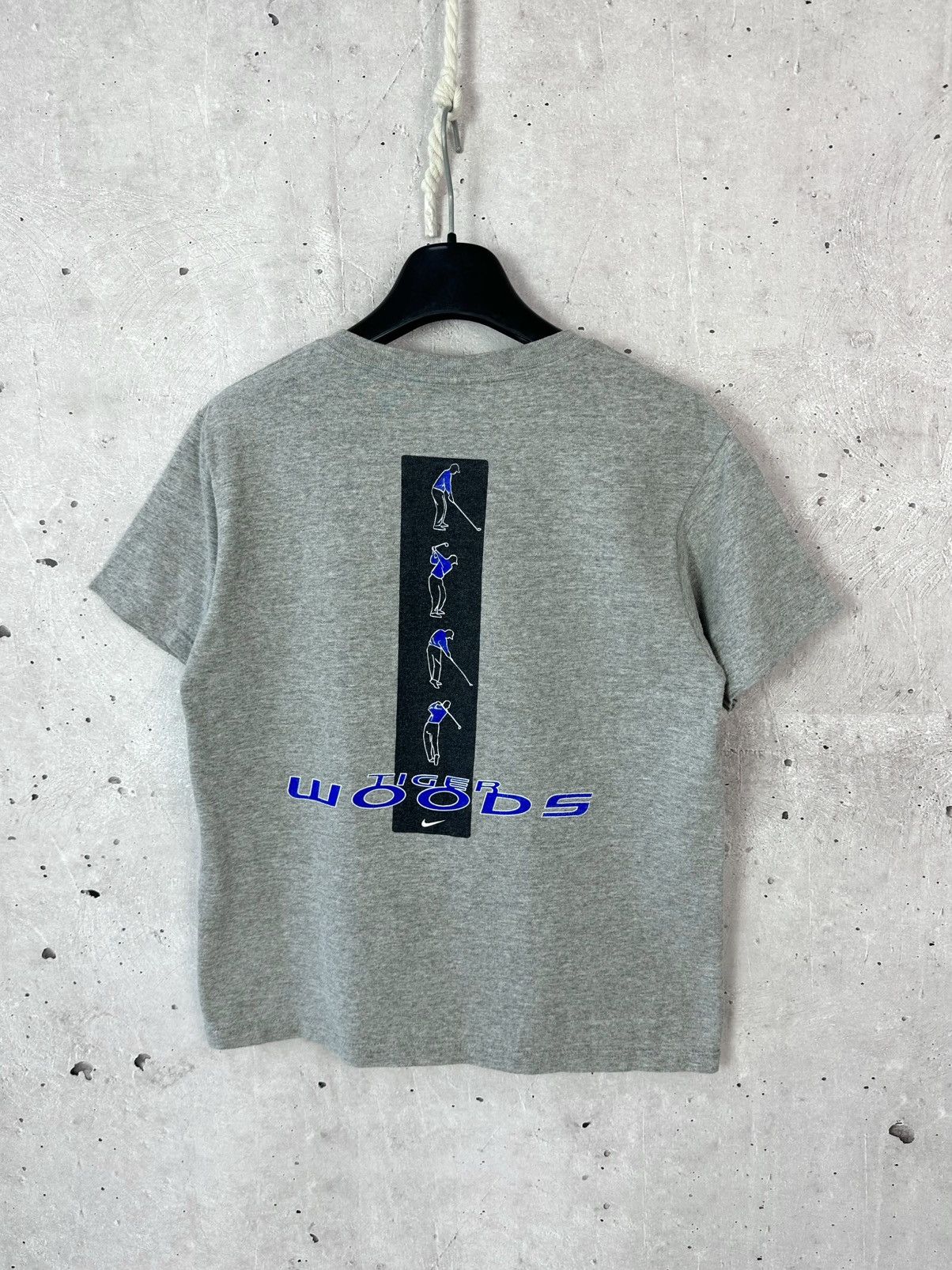 Tiger Woods Nike Vintage Tiger Woods Grey Printed Short Sleeve T-shirt Size S / US 4 / IT 40 - 4 Thumbnail