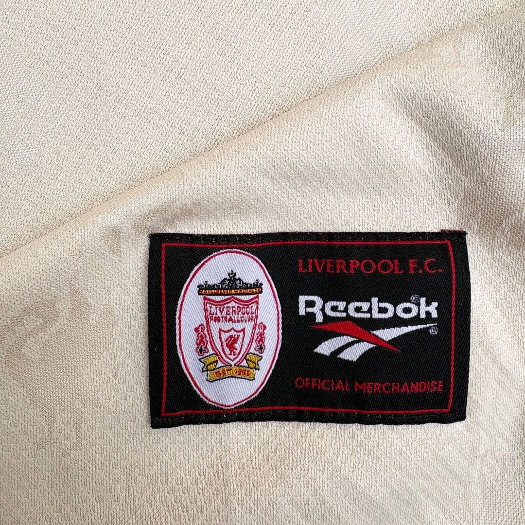 Reebok Liverpool FC 1996 1997 90s Vintage Reebok Away Rare Jersey Size US L / EU 52-54 / 3 - 3 Thumbnail