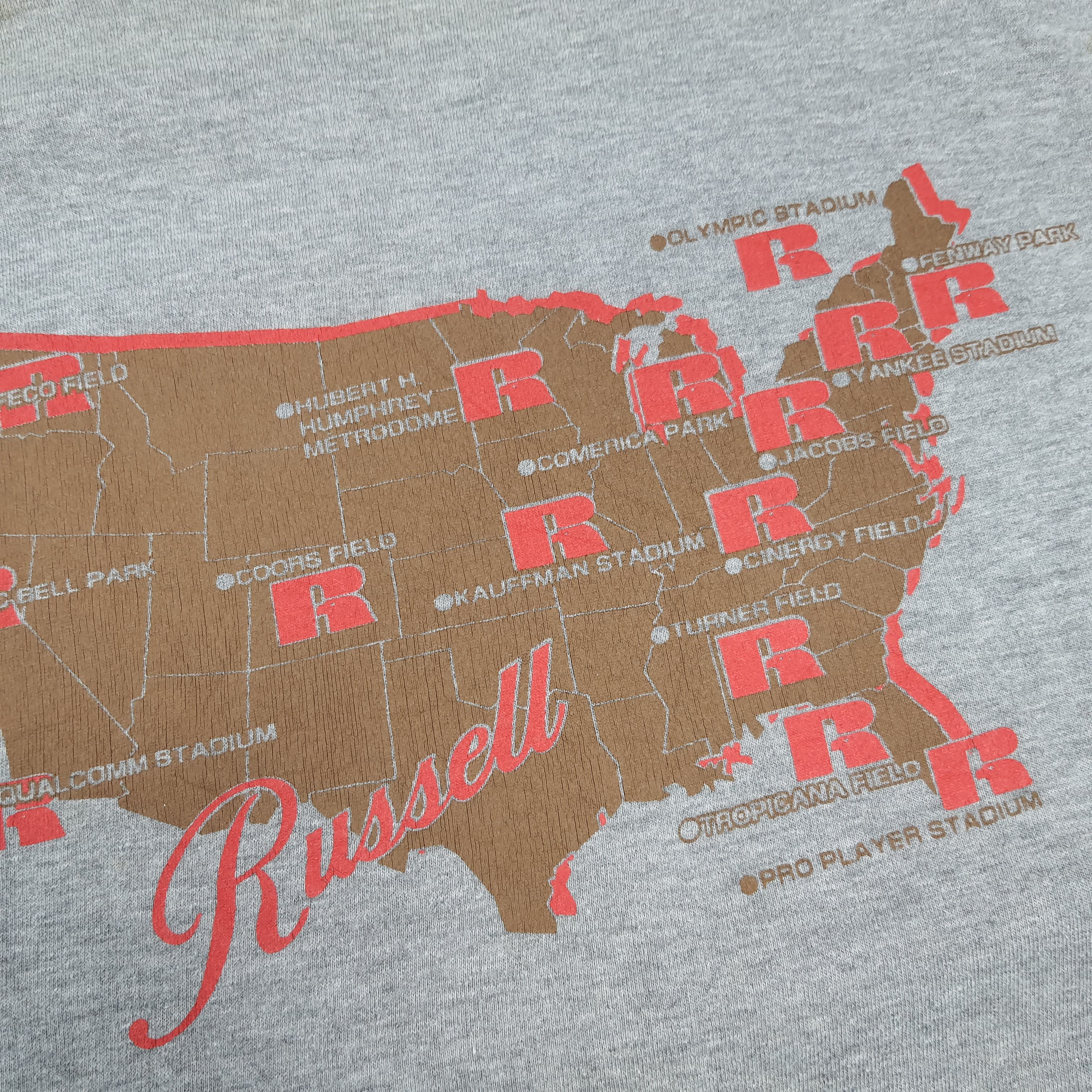 Russell Athletic Vintage Russell Athletic Sports Sweatshirt C307N13 Size US L / EU 52-54 / 3 - 3 Thumbnail