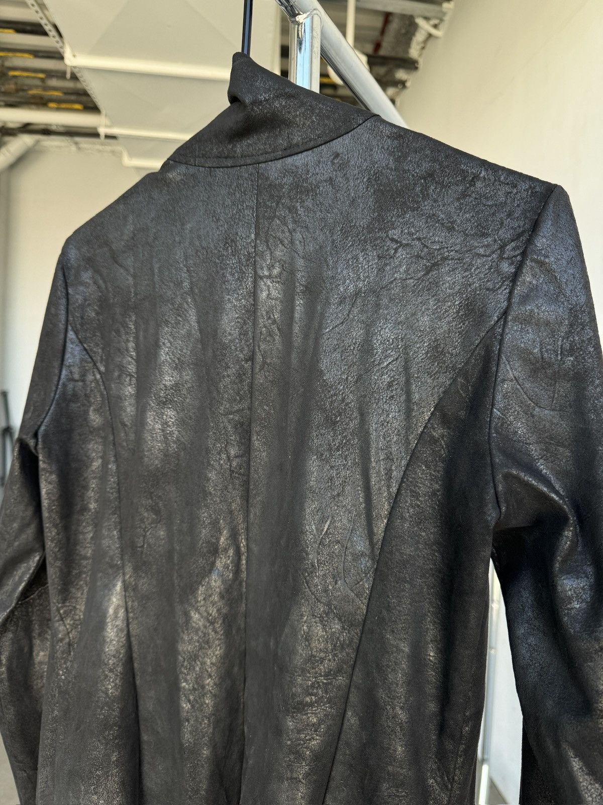 Other BLACK LEATHERY BLAZER Size XS / US 0-2 / IT 36-38 - 7 Thumbnail