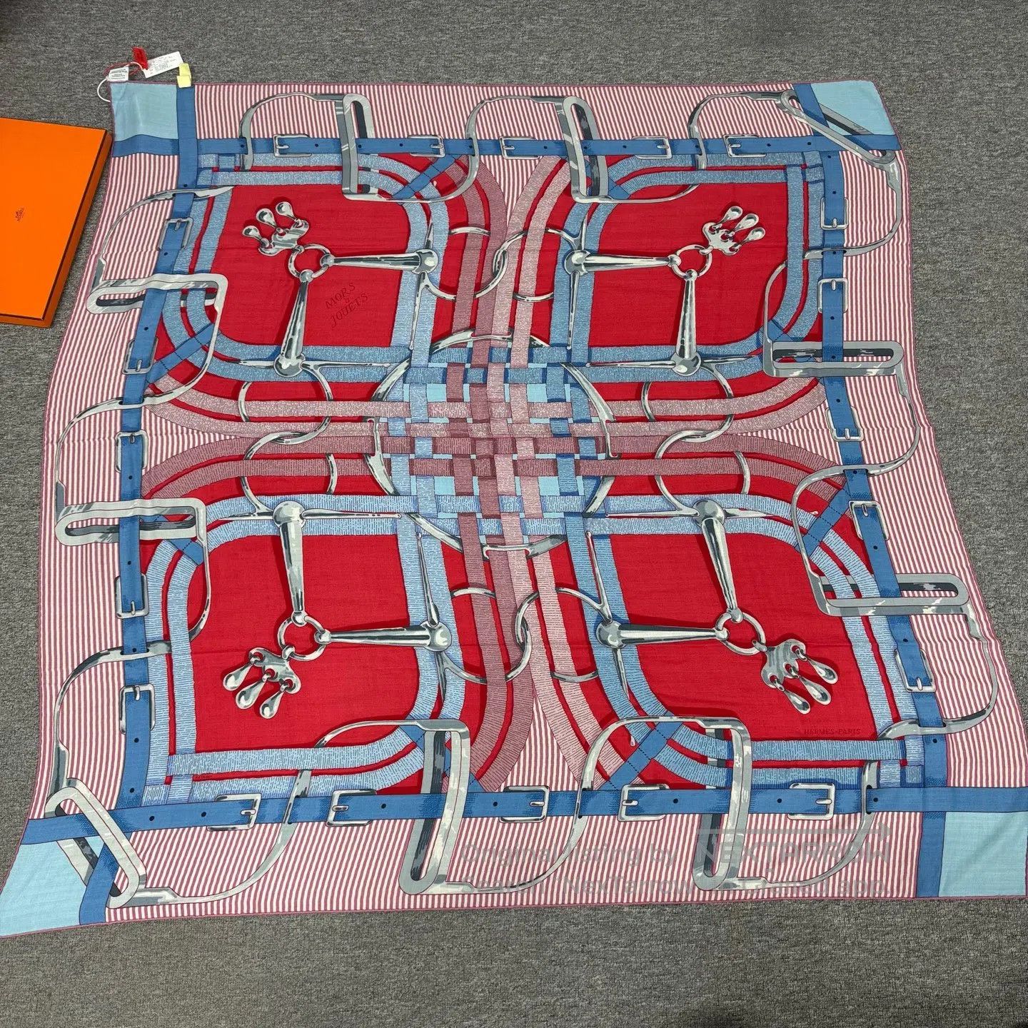 Hermes Hermes "Horse Bit Lock Ring" scarf| Size ONE SIZE - 1 Thumbnail