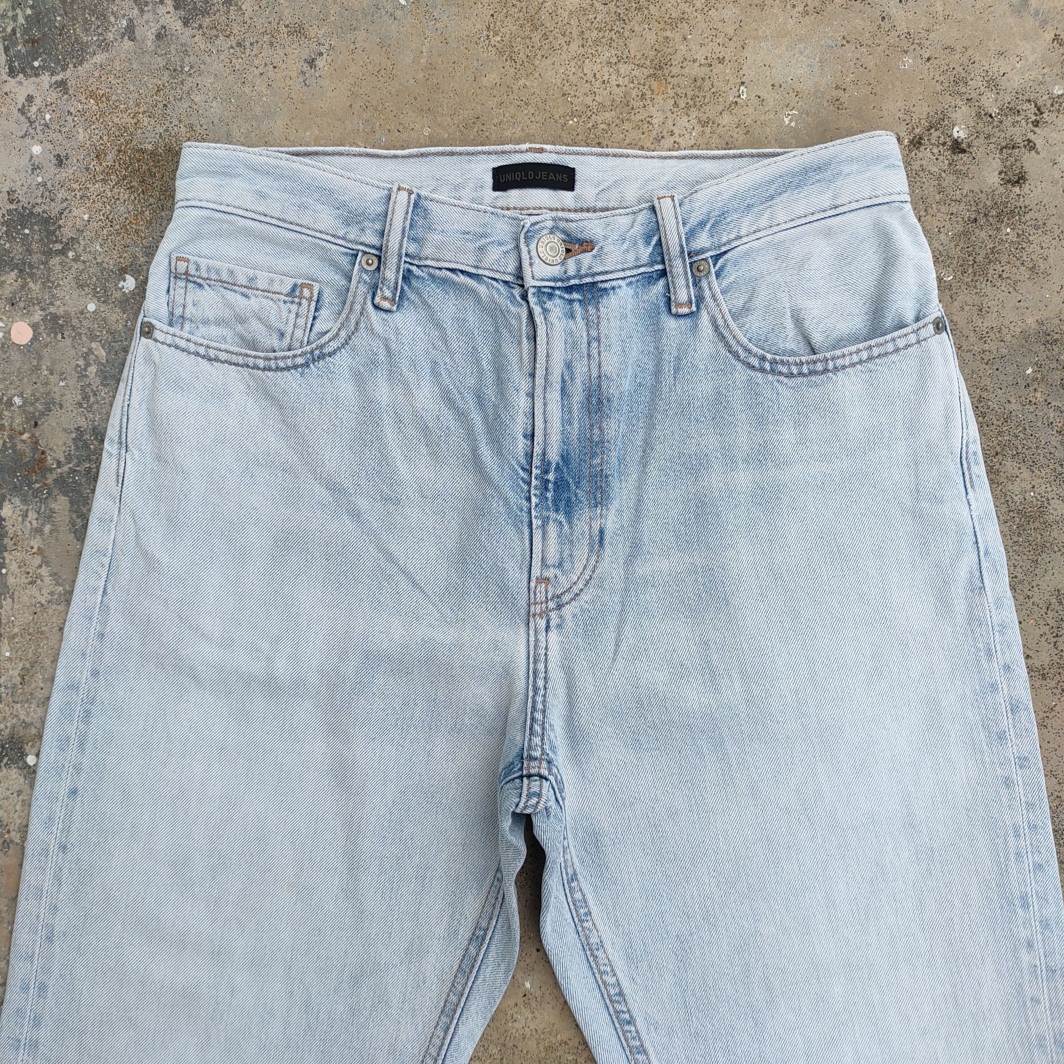 Black Label VINTAGE JAPANESE FADED WASH BLUE JEANS DENIM PANTS Size US 30 / EU 46 - 3 Thumbnail