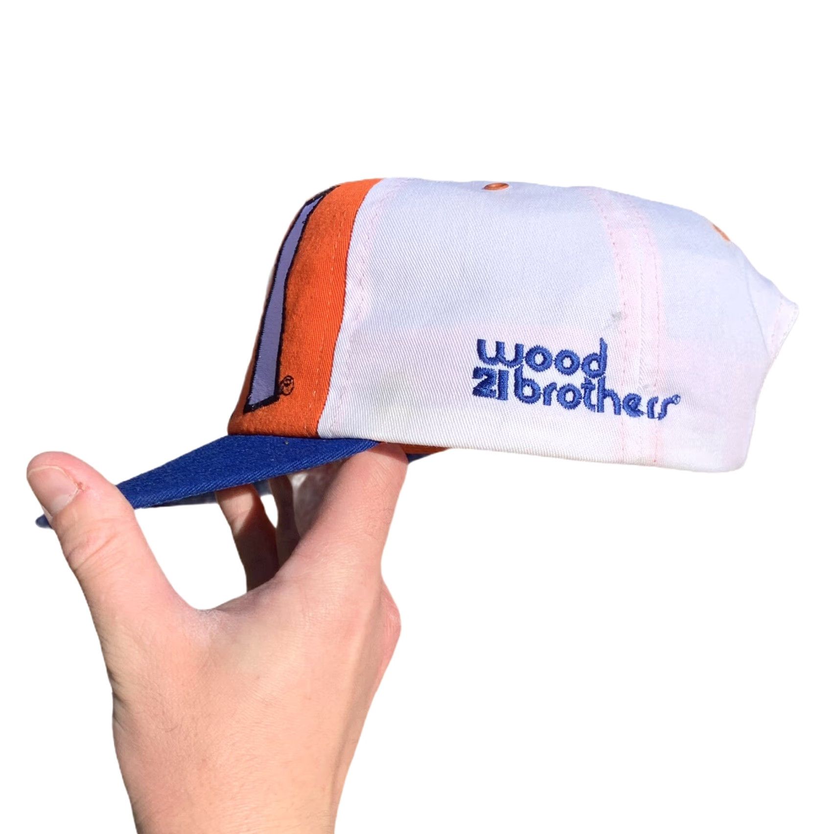 Vintage VINTAGE Chase Nascar Hat - Michael Waltrip #21 Snapback, 90s Racing, Orange, Adjustable Mens Size ONE SIZE - 3 Thumbnail