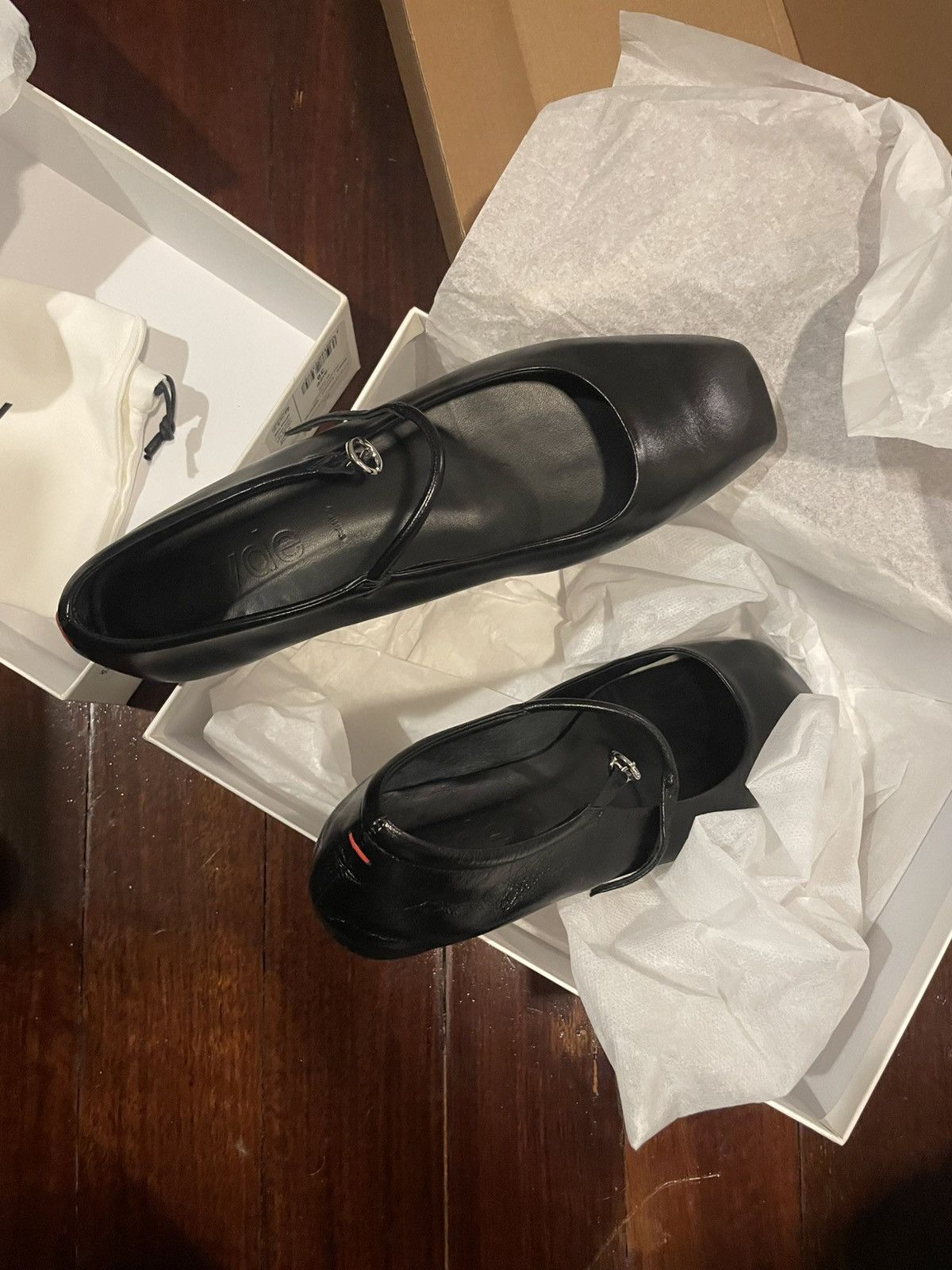 aeyde Aeyde Maryjane Leather Ballerina Shoes (Excl Cond) Size US 8 / IT 38 - 4 Thumbnail