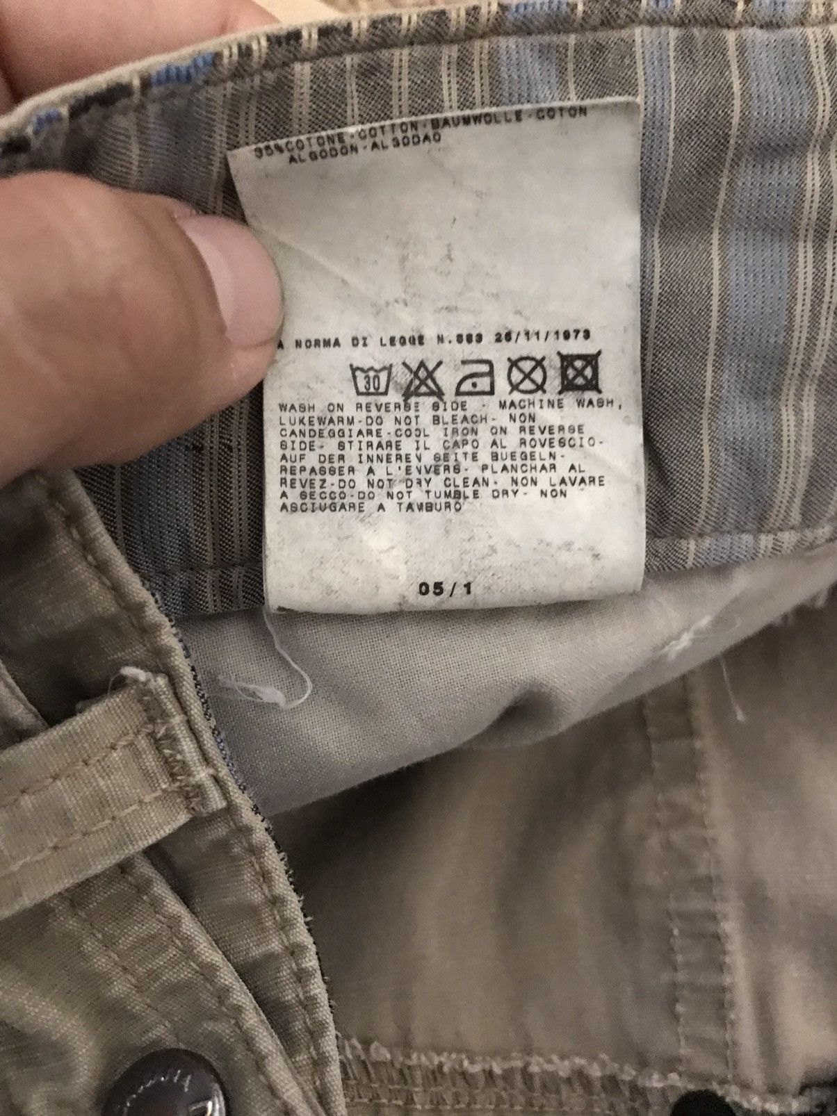 Dolce & Gabbana dolce and gabbana Khaki Pants Adjustable Waist Button Up Fly Size US 32 / EU 48 - 10 Thumbnail