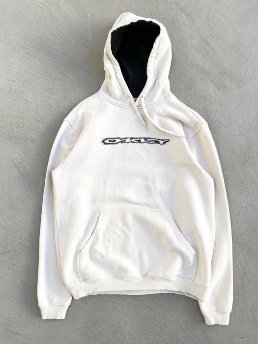 Vintage STEAL! Vintage 2000s Oakley Center Doodle Logo Hoodie (L