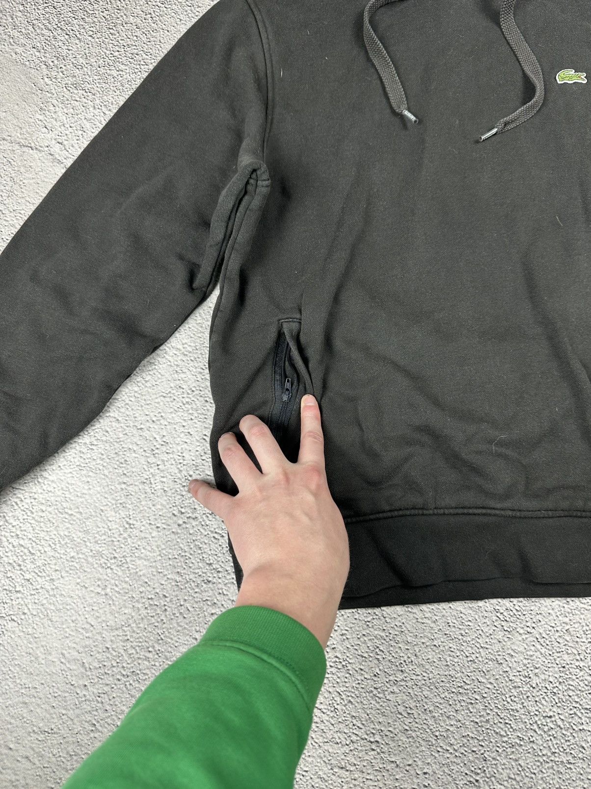 Lacoste Vintage Lacoste Hoodie Faded Y2K Boxed Logo SK8 Size US L / EU 52-54 / 3 - 5 Thumbnail