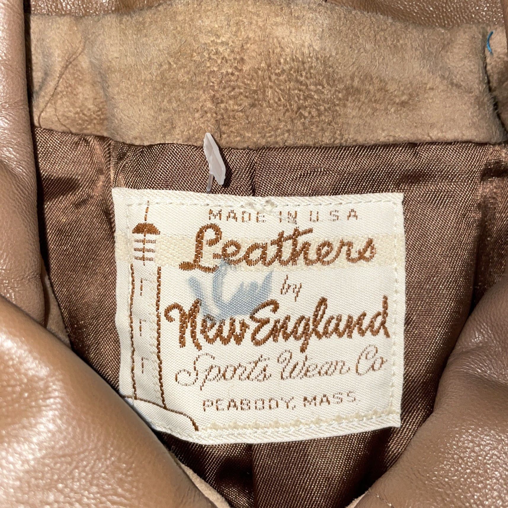 Vintage VTG Leathers By New England Brown Sued Jacket Womens Size M Size M / US 6-8 / IT 42-44 - 3 Thumbnail