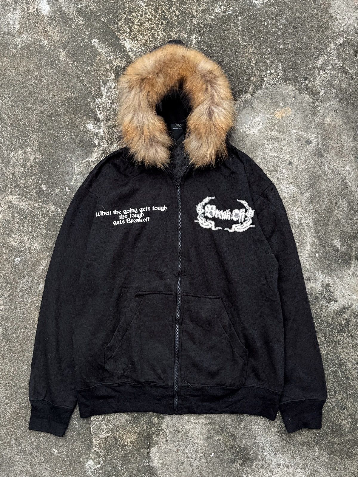 PPFM Fur Hoodie Japanese Breakoff Tribal Ifsix Lgb styled Size US L / EU 52-54 / 3 - 1 Thumbnail