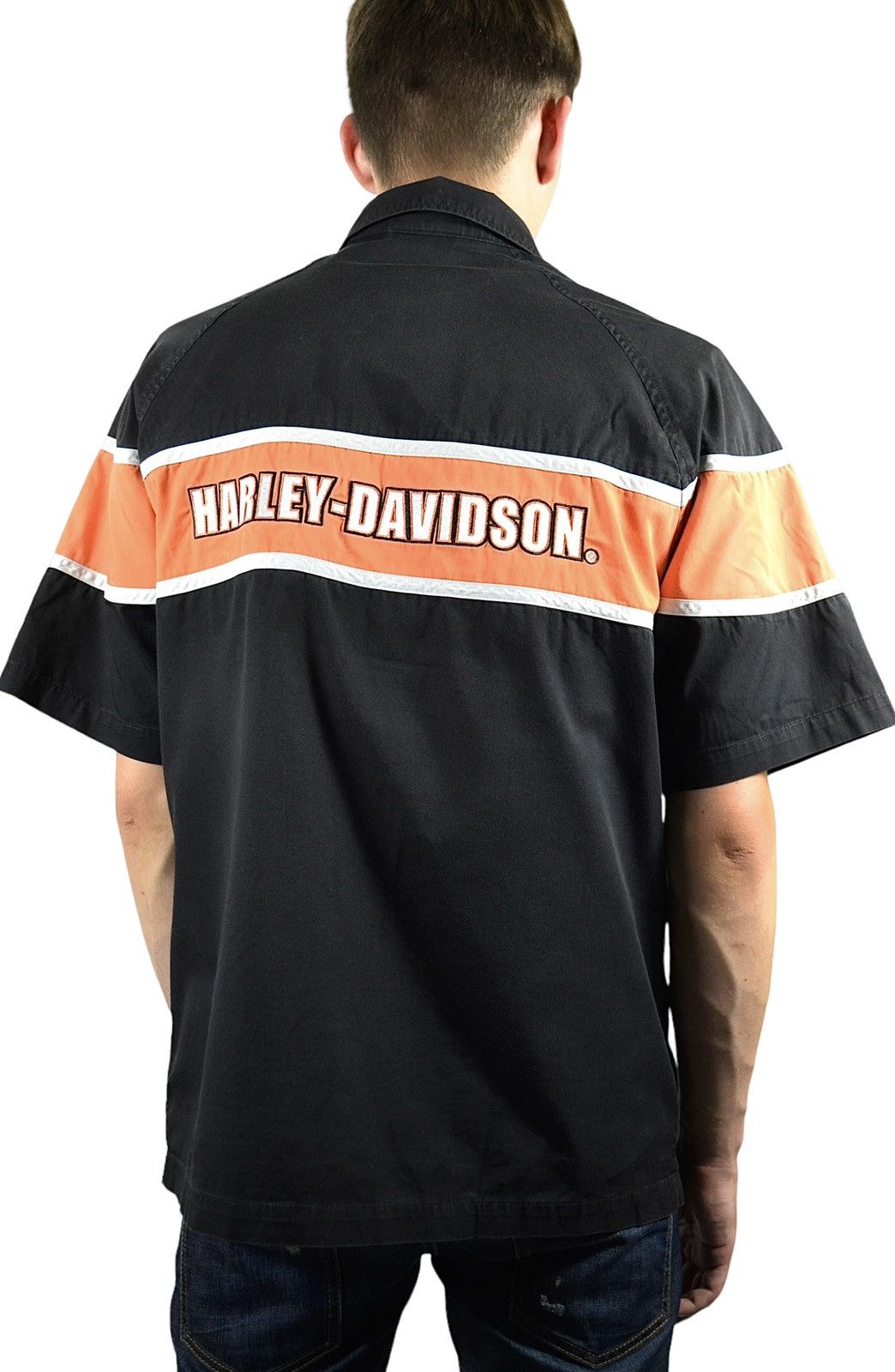 Harley Davidson Vintage Harley Davidson Mechanic Y2K Racing Shirt Size US M / EU 48-50 / 2 - 1 Thumbnail
