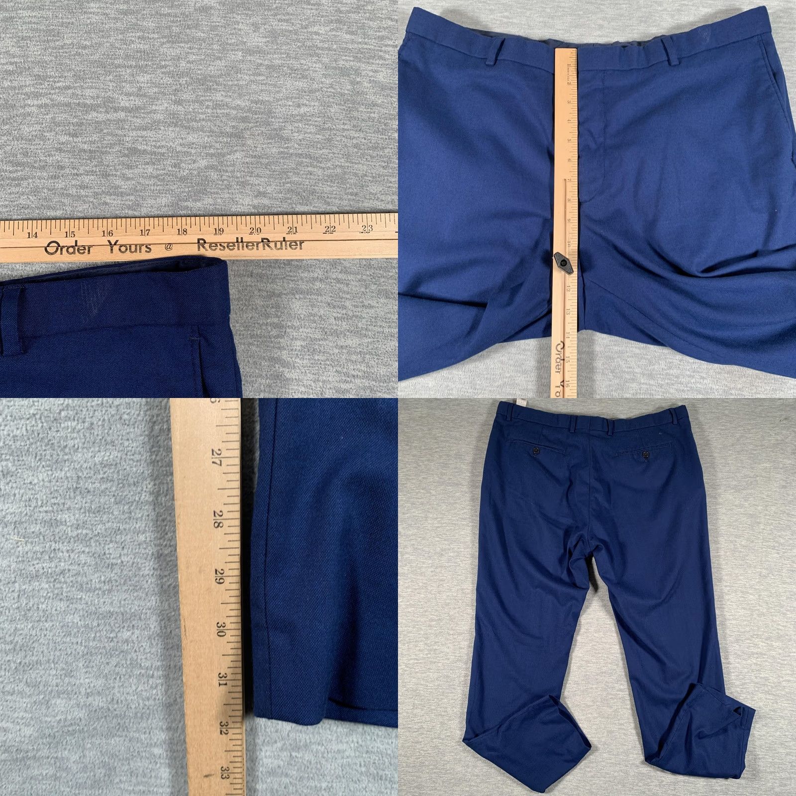 Zara Zara Pants Mens 38x31 Blue Slim Fit Dress Trousers Stretch Casual Office Size US 38 / EU 54 - 8 Thumbnail