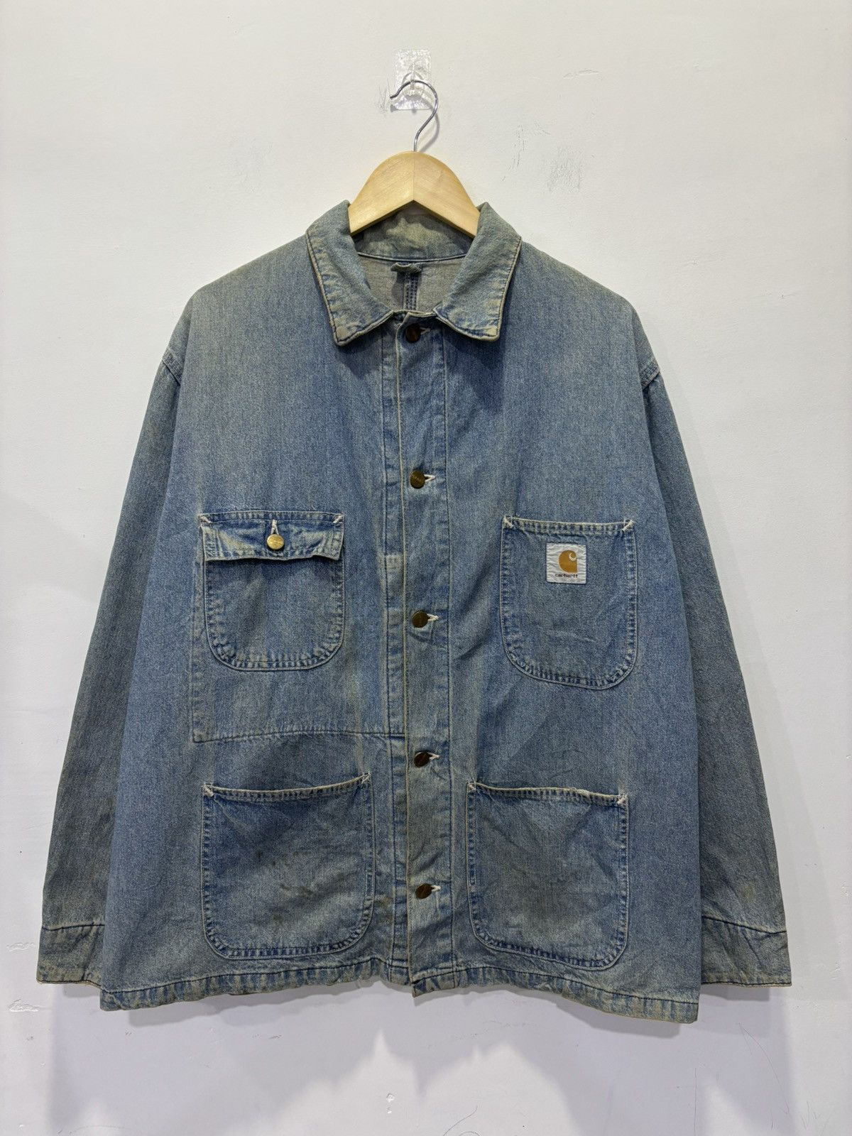 Carhartt Vintage 80’s Carhartt Denim Jacket Size US XL / EU 56 / 4 - 1 Thumbnail