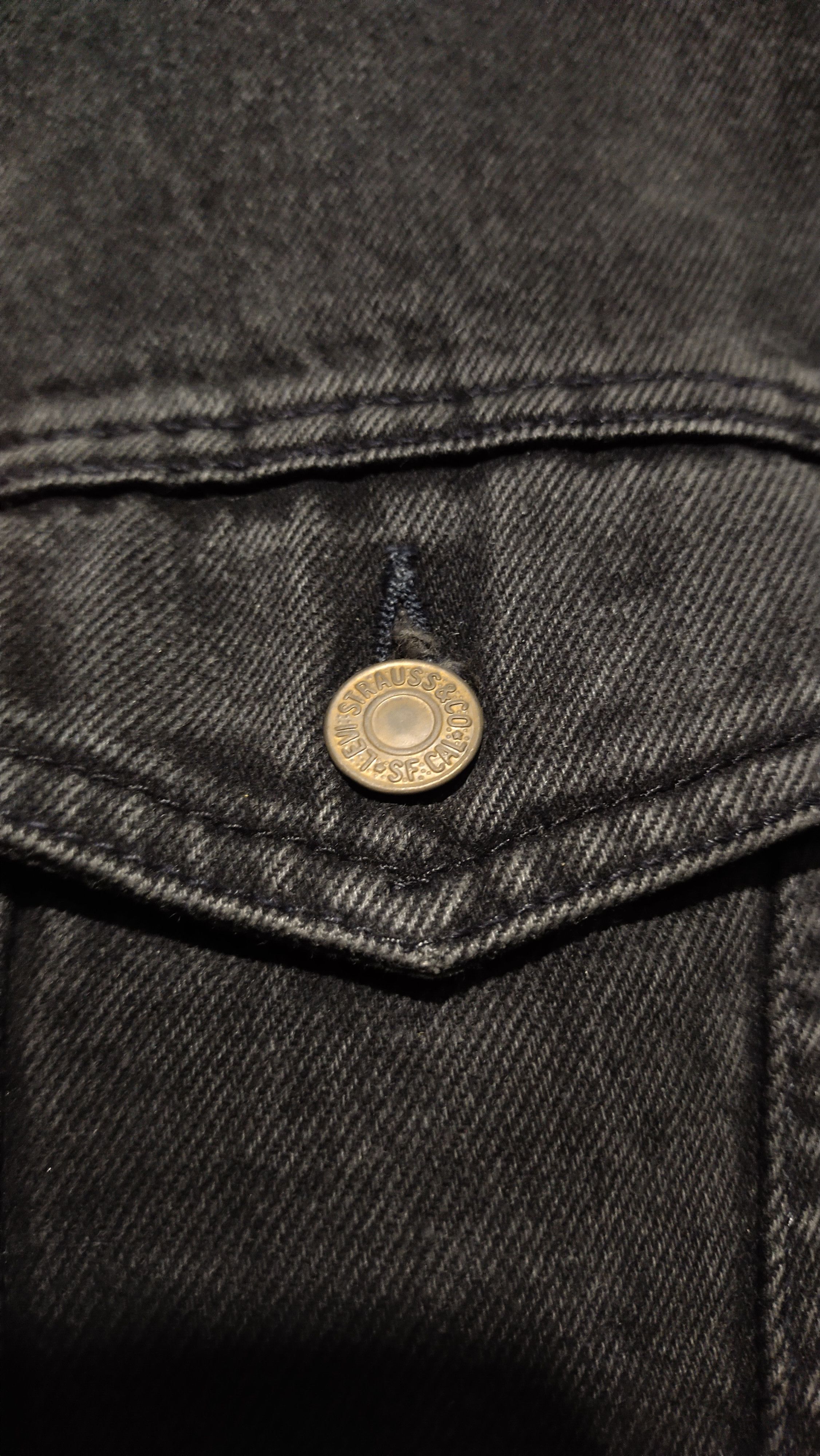 Levi's Vtg x Rare Levis Black Denim Jacket Size US L / EU 52-54 / 3 - 5 Thumbnail