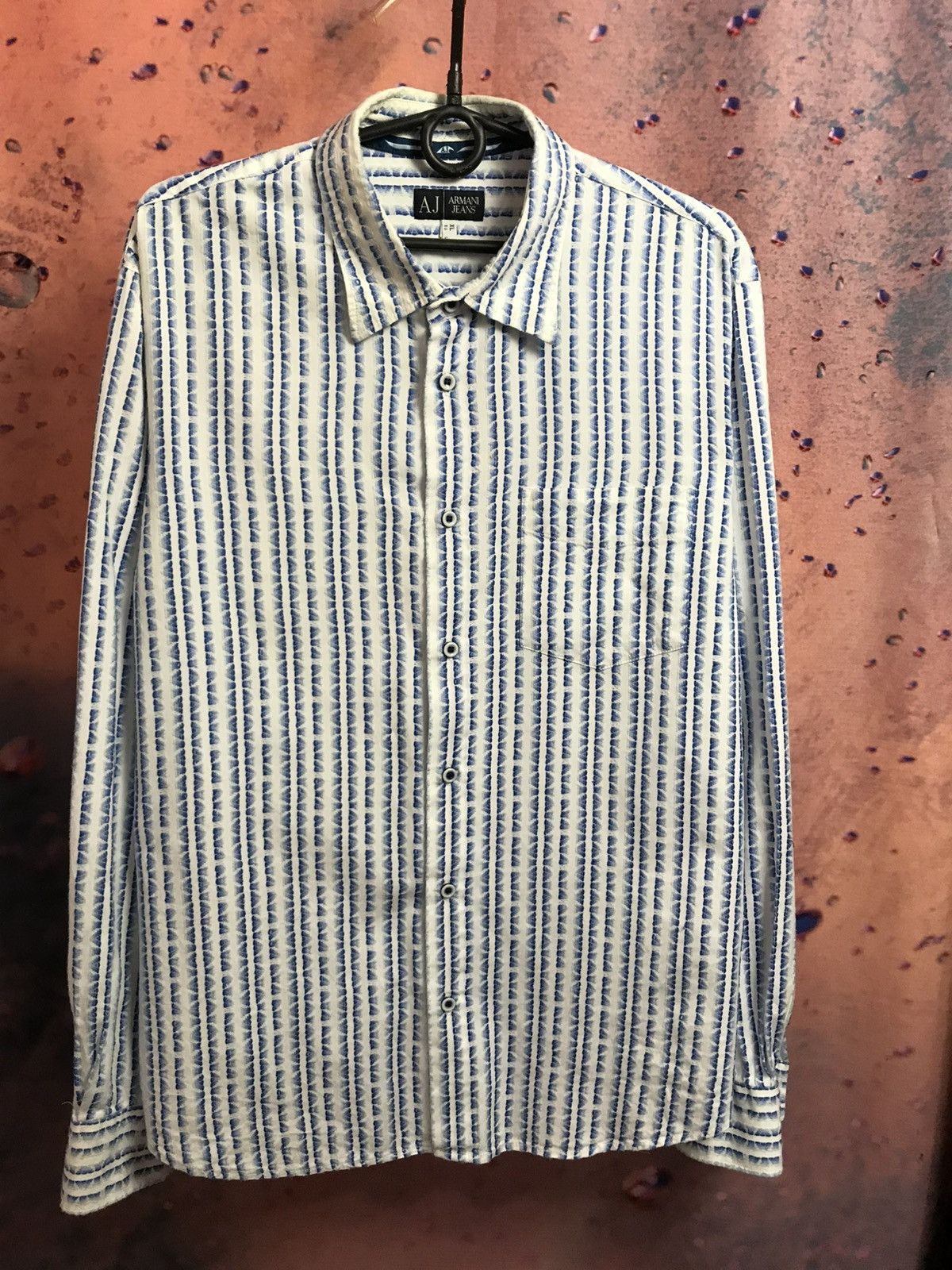 Armani Armani luxury streetwear shirt Size US L / EU 52-54 / 3 - 2 Thumbnail