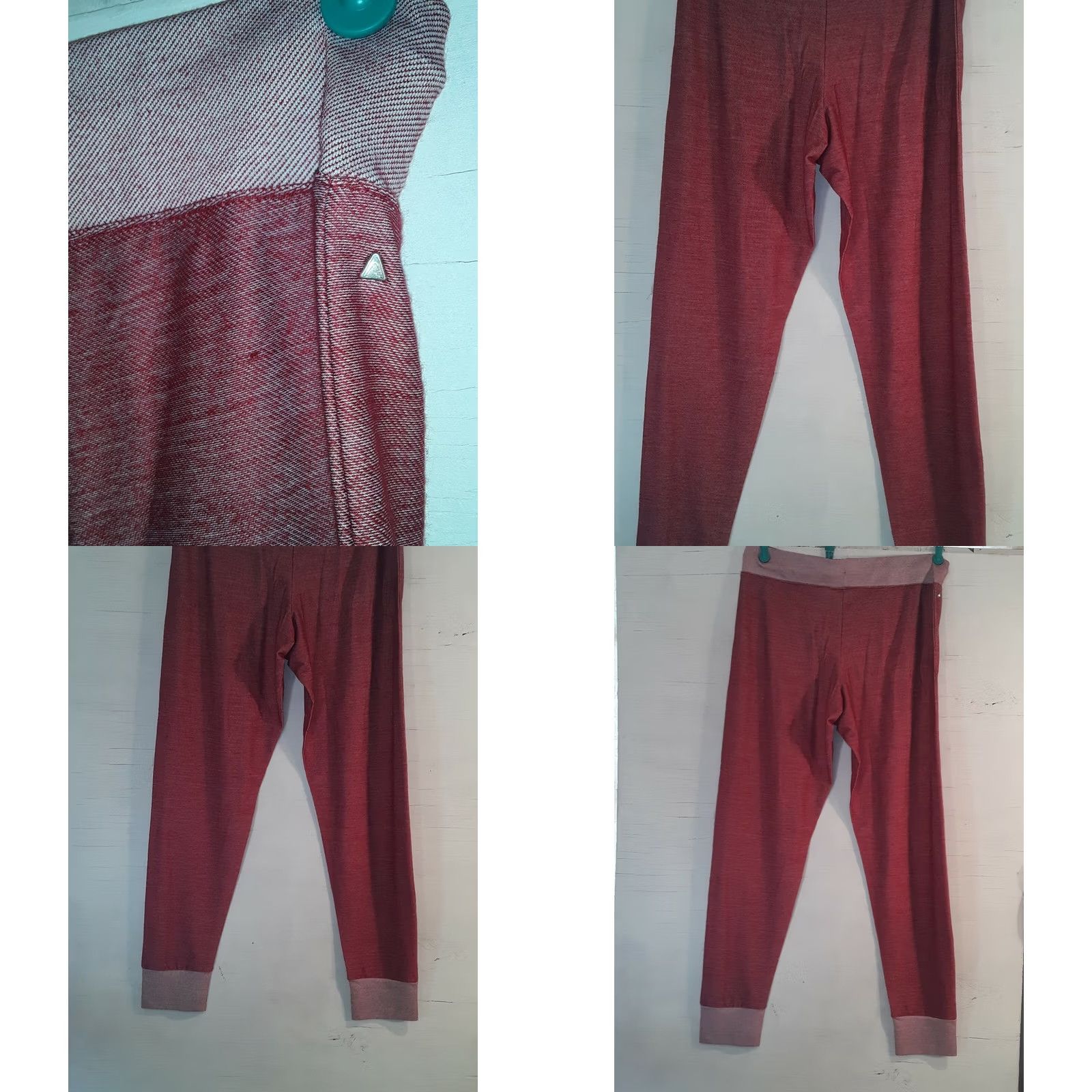 Vintage Womens Antigua Sweatpants Two Tone Red Gympants, Stretchy, 30 X 32, New with Tags, Size M, Activewear, Womens Size 32" / US 10 / IT 46 - 8 Thumbnail