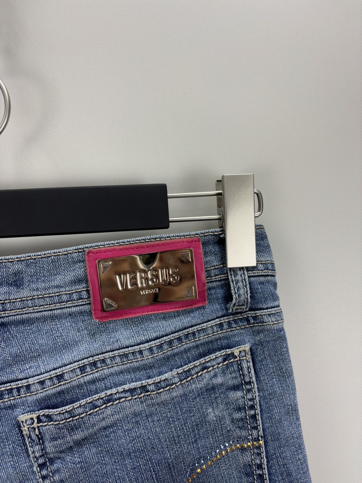 Versace × Versus Versace Womens jeans Versus Versace Size 43 Color Blue Size 29" - 9 Thumbnail