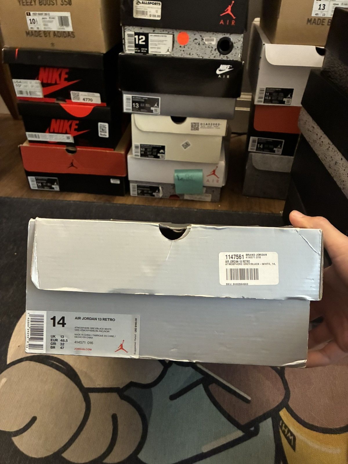 Jordan Brand Jordan 13 Atmosphere Grey Size US 14 / EU 47 - 8 Thumbnail