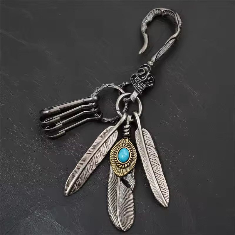 Japanese Brand Vintage Aesthetic Metal HookK Keychain Size ONE SIZE - 1 Thumbnail