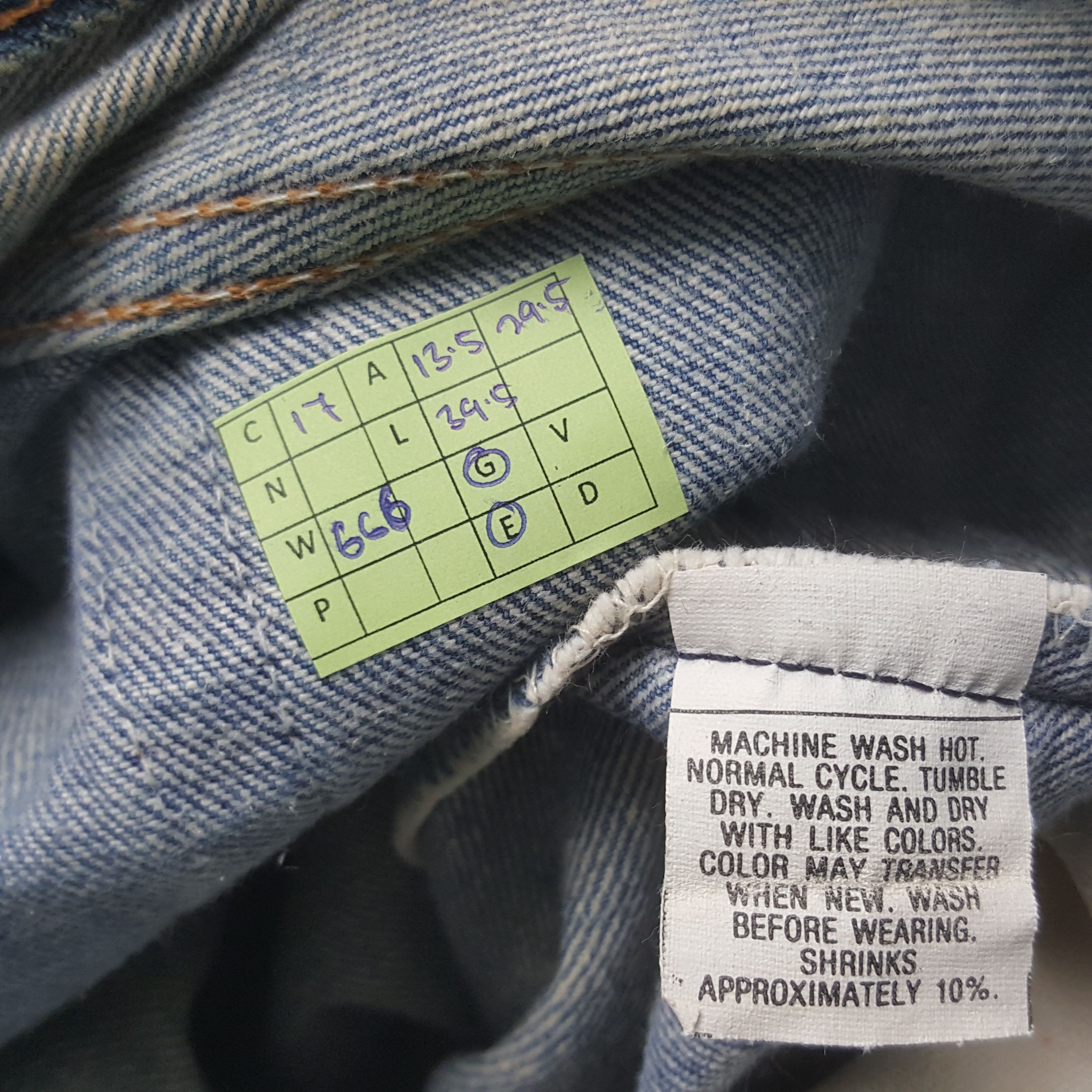 Levi's Vintage Levi's 501 American Style 90's Denim Jeans RR17 Size US 27 - 8 Thumbnail