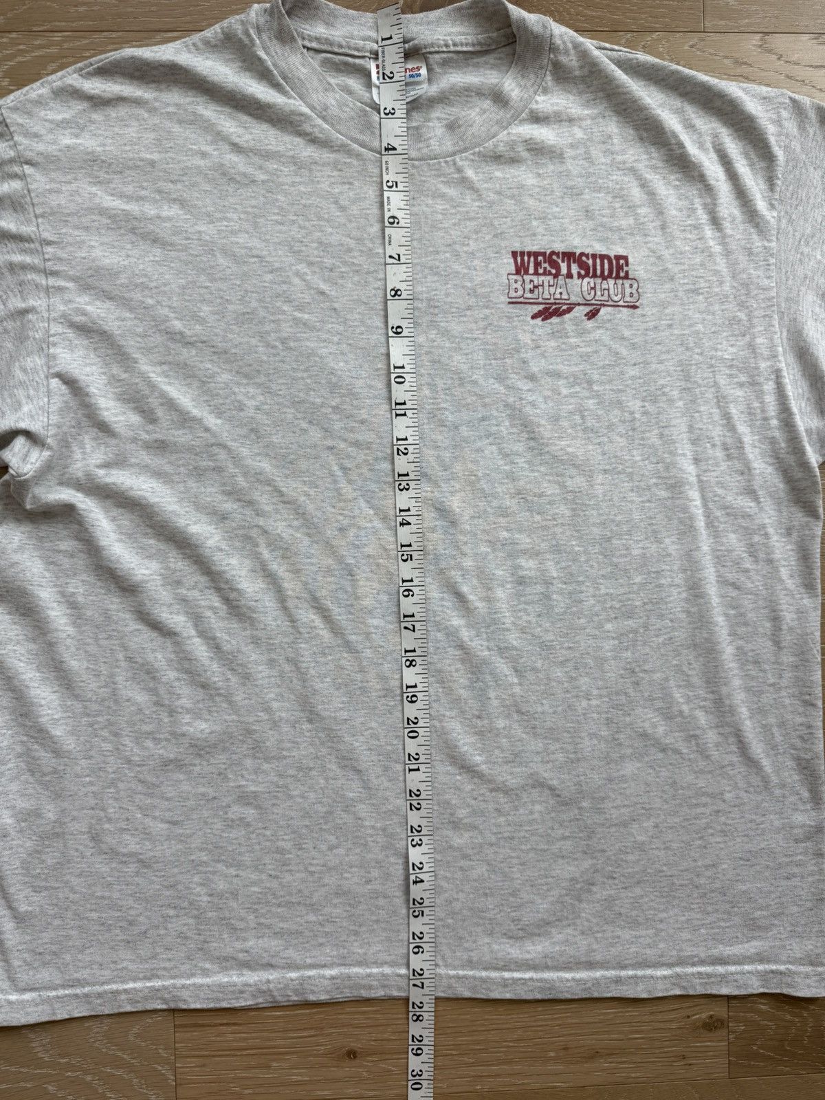 Hanes Vintage Y2K Westside High School Beta Club Seminoles 2000 Size US XL / EU 56 / 4 - 6 Thumbnail