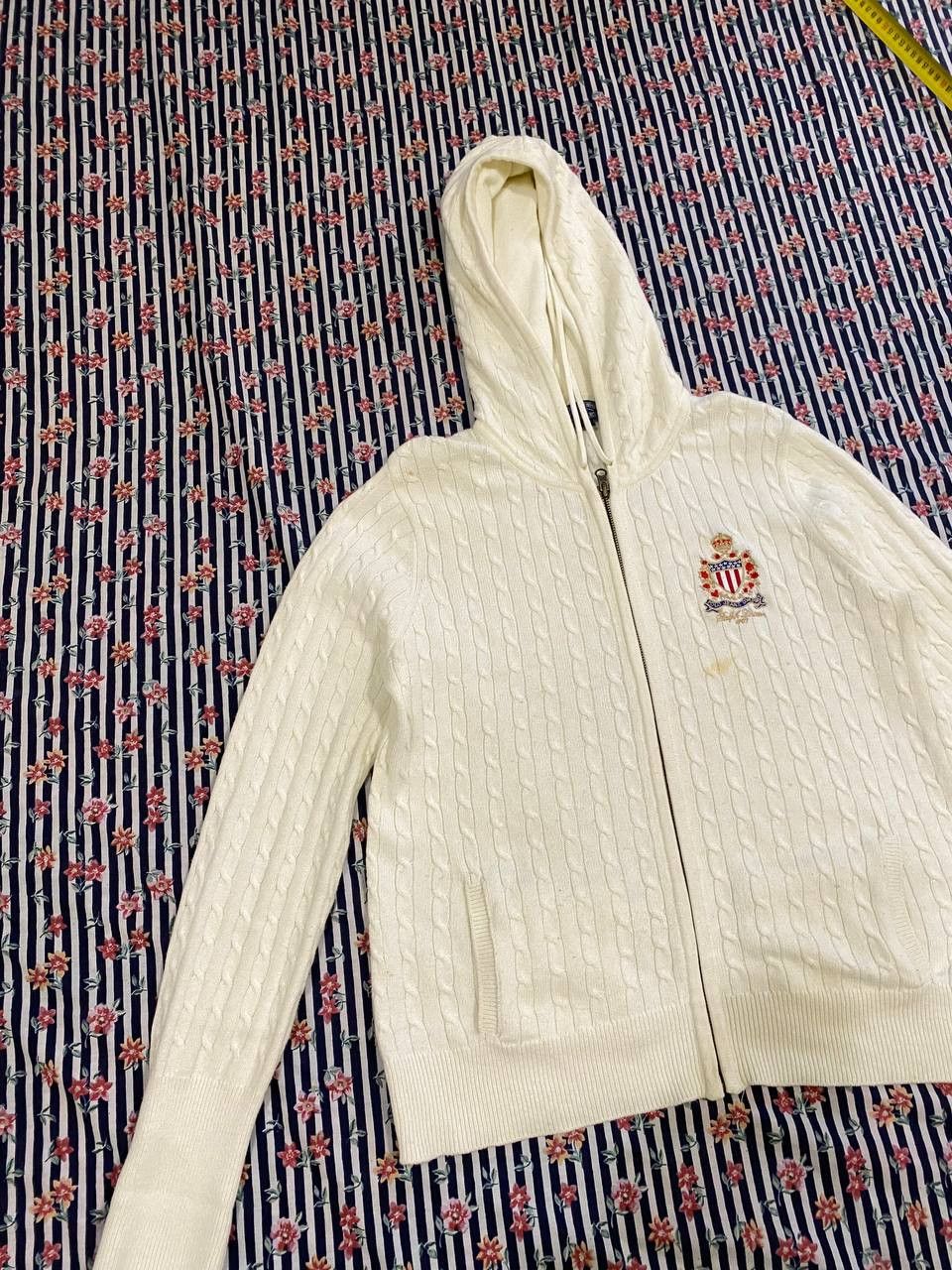 Polo Ralph Lauren Ralph Lauren Polo Jeans Cable Knit Zip Up SWEATER Size L / US 10 / IT 46 - 15 Thumbnail