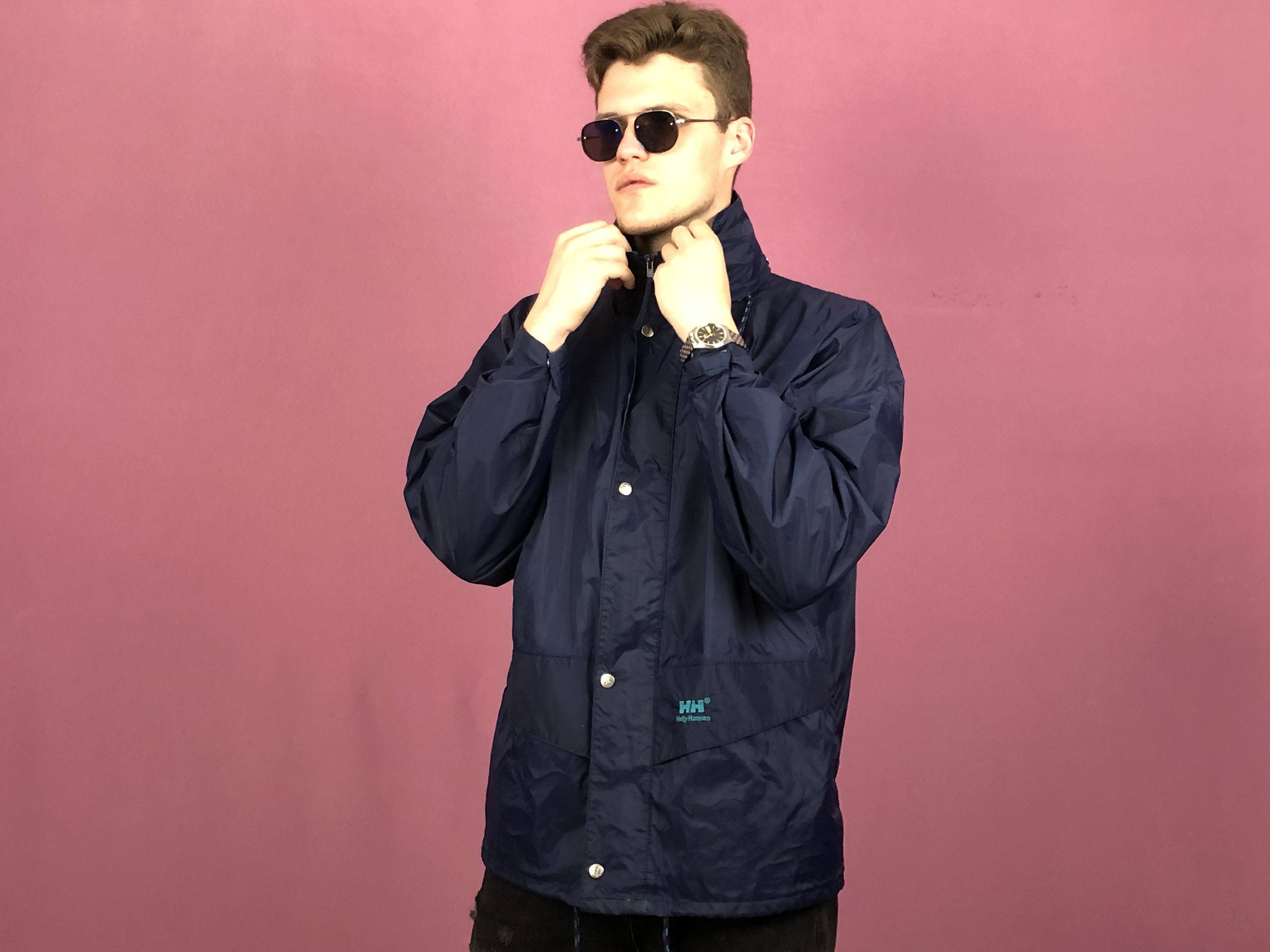Helly Hansen × Vintage 90s Helly Hansen Vintage Men's Windbreaker Jacket - M Size US M / EU 48-50 / 2 - 4 Thumbnail