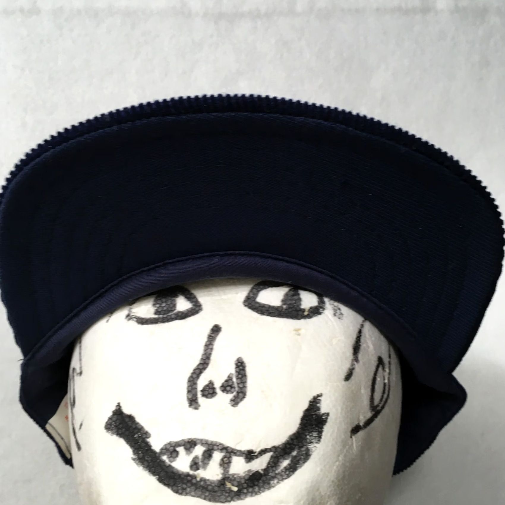 Vintage SNAP BACK Trucker Hat Mens Adjustable Blue corduroy STEAKTH BOMBER COTTON PATCH Size ONE SIZE - 3 Thumbnail