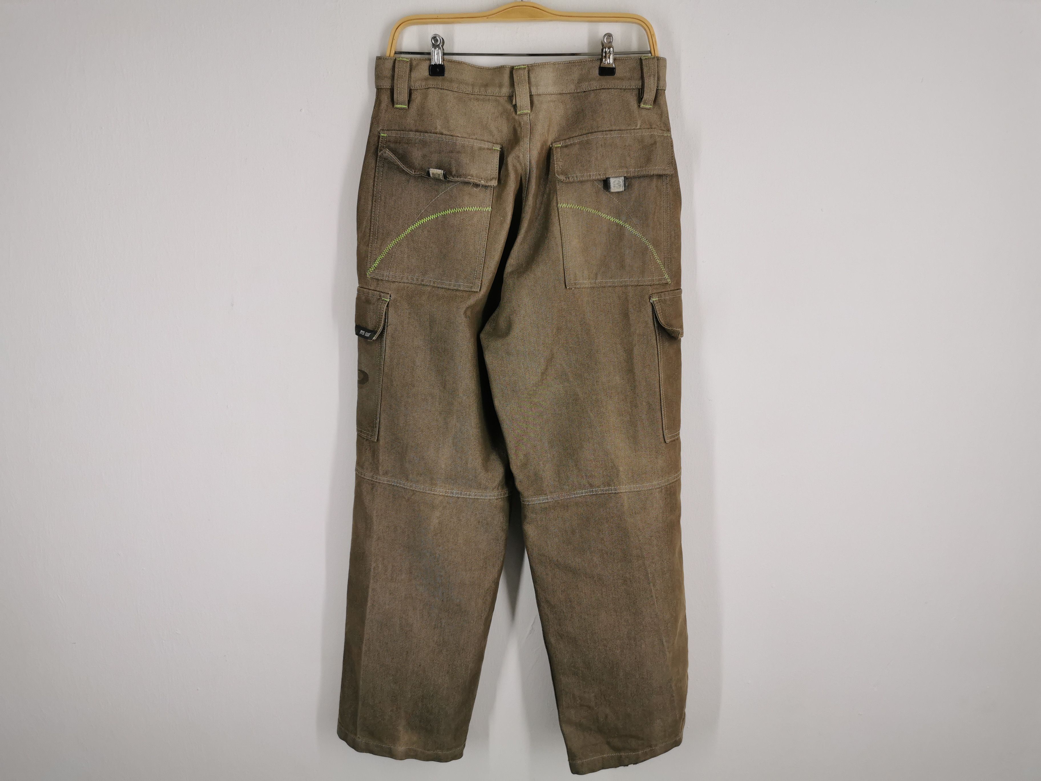Vintage Vintage PJ's Surf Denim Cargo Size L Waist 33 Size US 33 - 3 Thumbnail