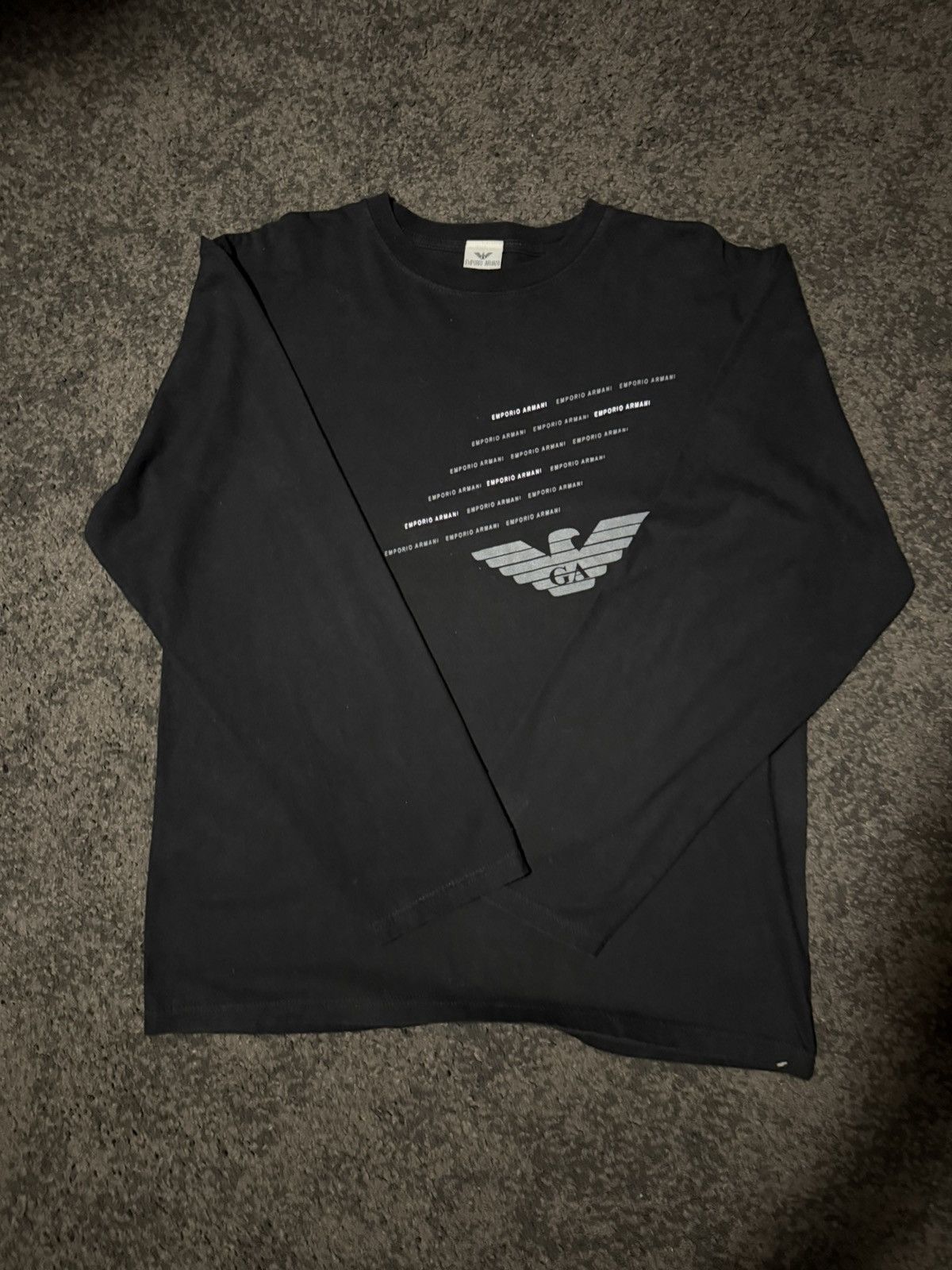 Armani × Emporio Armani Armani black long sleeve Size US L / EU 52-54 / 3 - 6 Thumbnail