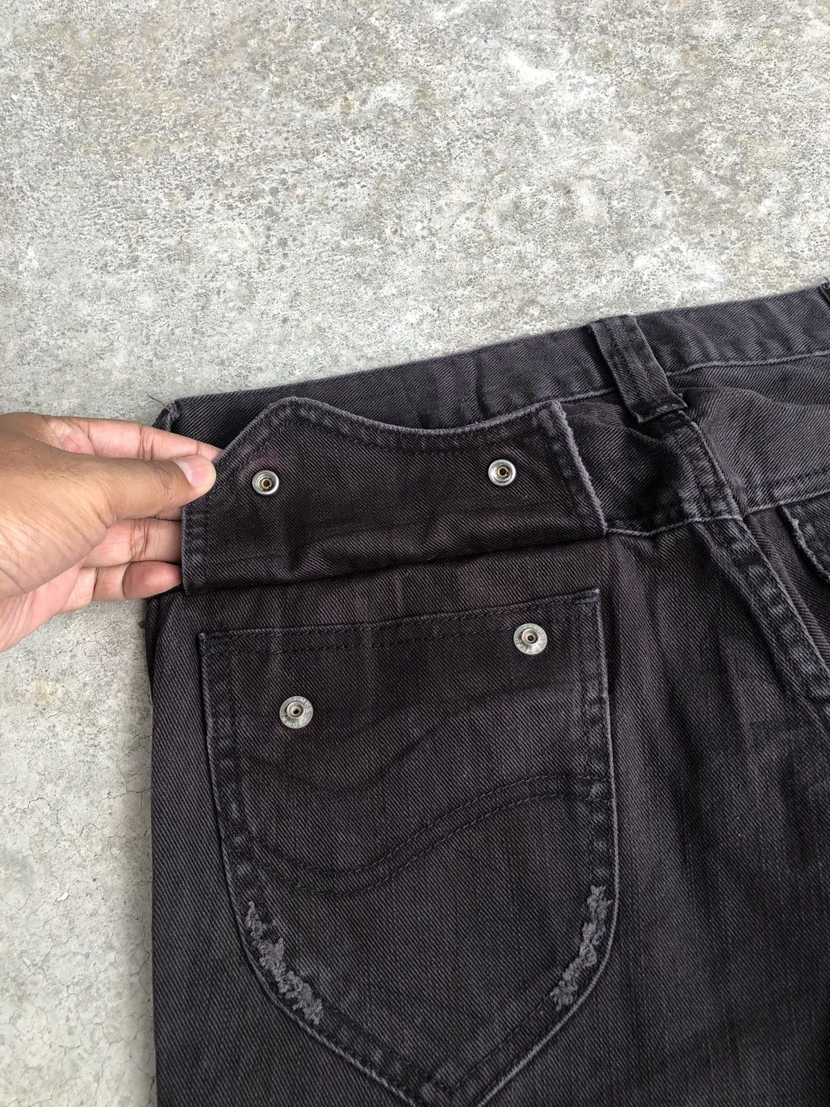 Lee Japanese Lee Flared Jeans Distressed Jeans Size US 32 / EU 48 - 18 Thumbnail