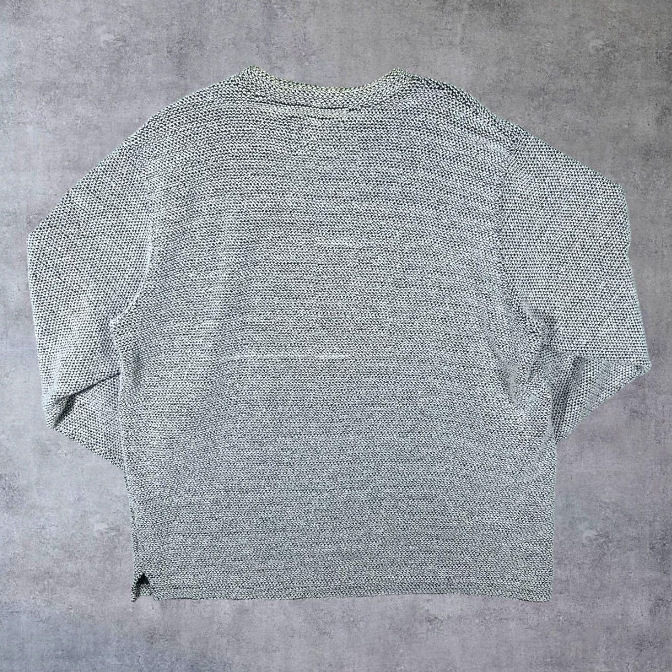 Vintage Weird Fish Grey Heavyweight Macaroni Knit Crewneck Sweatshirt XXL Men Pullover 90% Cotton 10% Polyester, Logo, Long Sleeve, Regular Fit Size US XXL / EU 58 / 5 - 2 Thumbnail