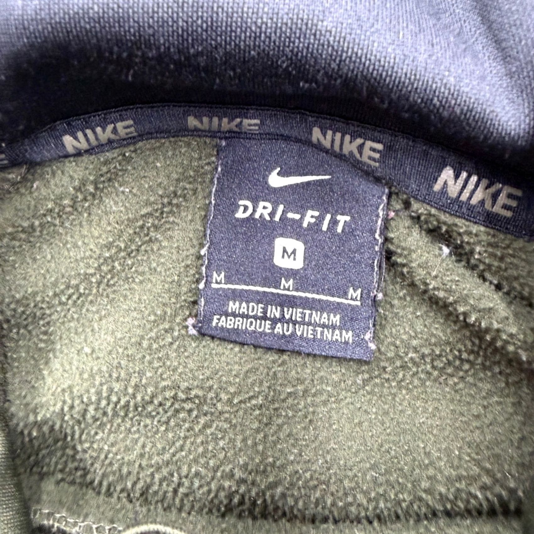 Nike Nike Dri-FIT Pullover Hoodie Mens Geometric Graphic Training Olive Green M Size US M / EU 48-50 / 2 - 3 Thumbnail