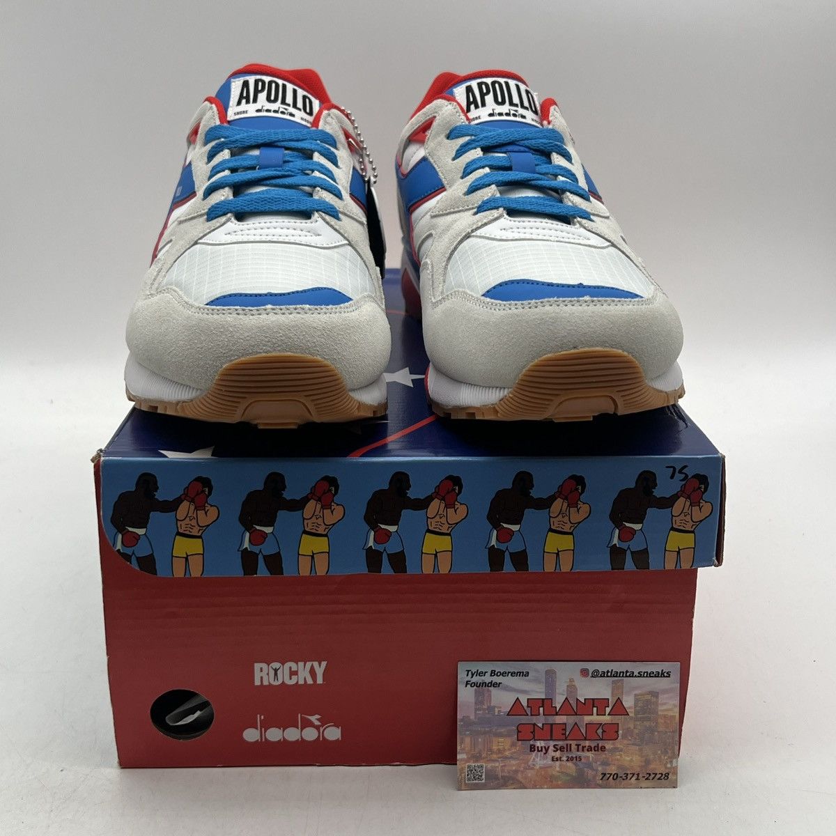 Diadora Foot locker x n9002 Rocky balboa Apollo creed Size US 12 / EU 45 - 2 Thumbnail