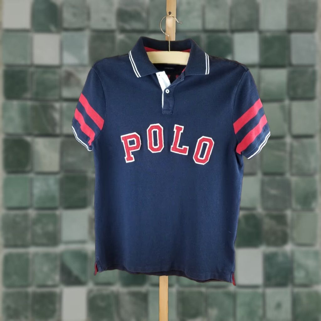 Polo Ralph Lauren VINTAGE RALPH LAUREN POLO SHIRT SPELL POLO SMALL MEDIUM RALPH LAUREN POLO SHIRT Men Blue Cotton Short Sleeve 18x28 inches 2010-2019 Size US M / EU 48-50 / 2 - 1 Thumbnail