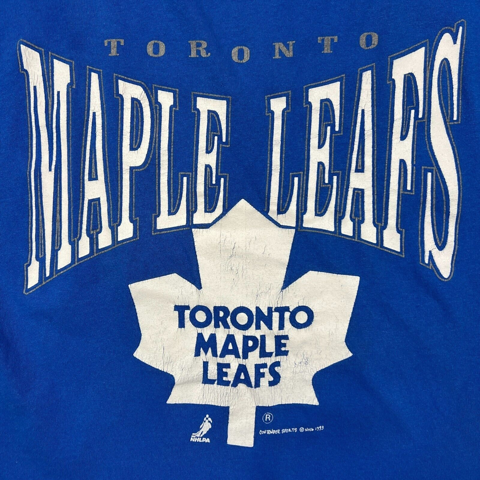 NHL × Vintage 1993 Toronto Maple Leafs T Shirt Medium Doug Gilmour Hockey Size US M / EU 48-50 / 2 - 2 Thumbnail