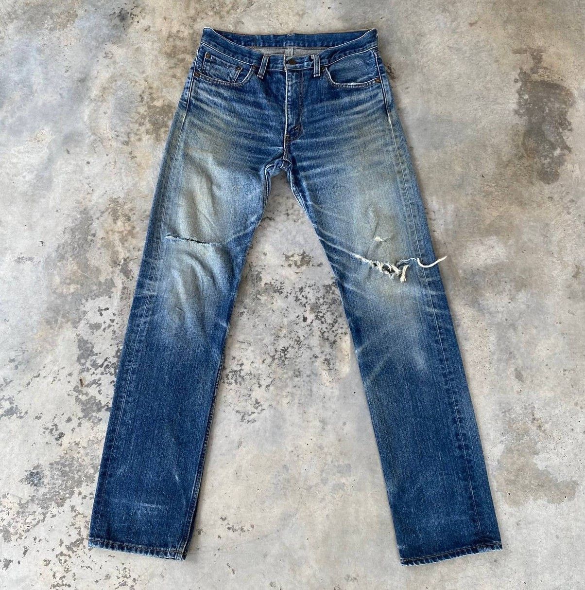 Levi's VINTAGE LEVIS 505 JAPAN DISTRESSED DENIM W32X33 Size US 32 / EU 48 - 1 Thumbnail