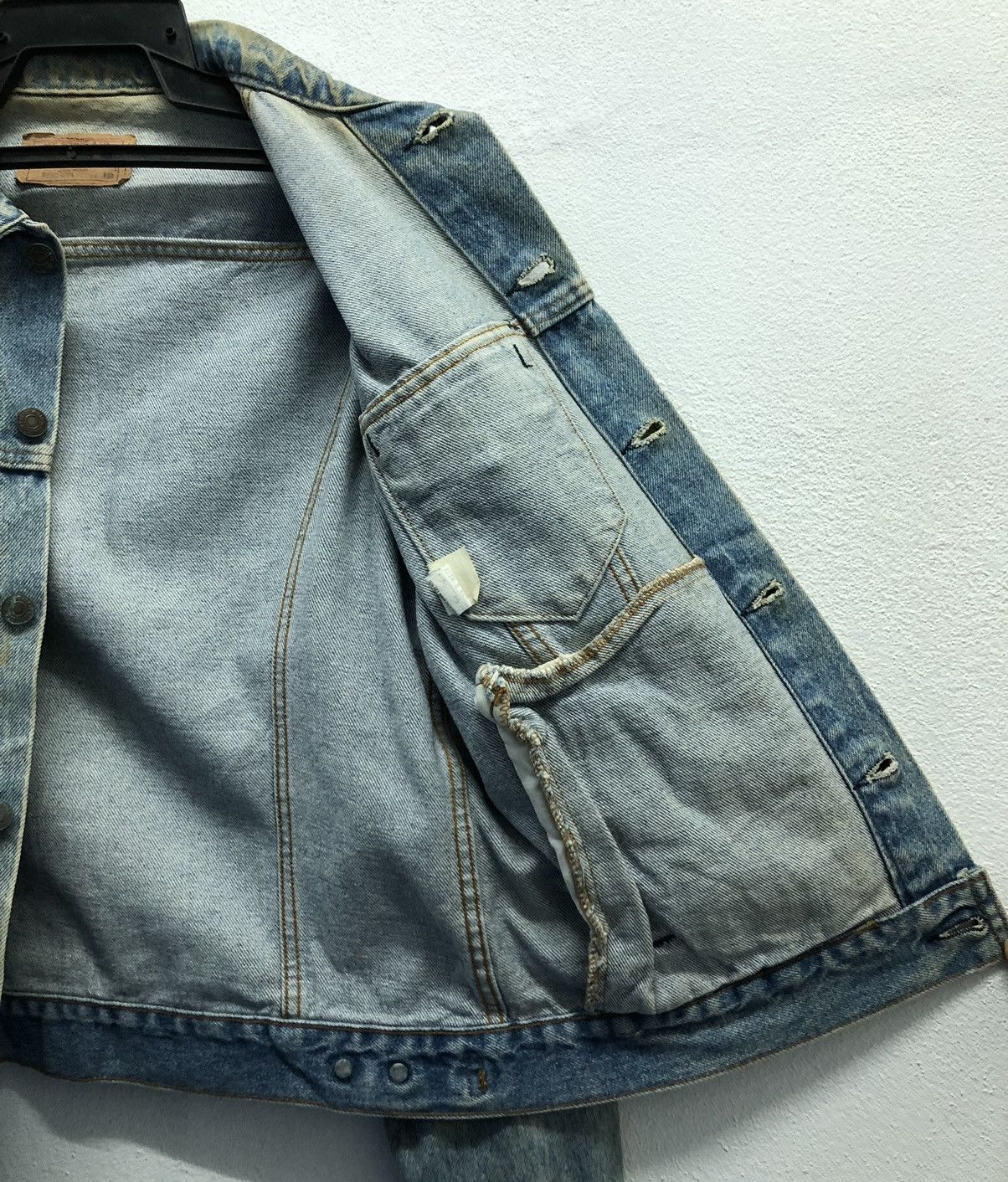 Levi's Vintage Levi Strauss & Co Made In Usa Denim Jacket Size US M / EU 48-50 / 2 - 13 Thumbnail