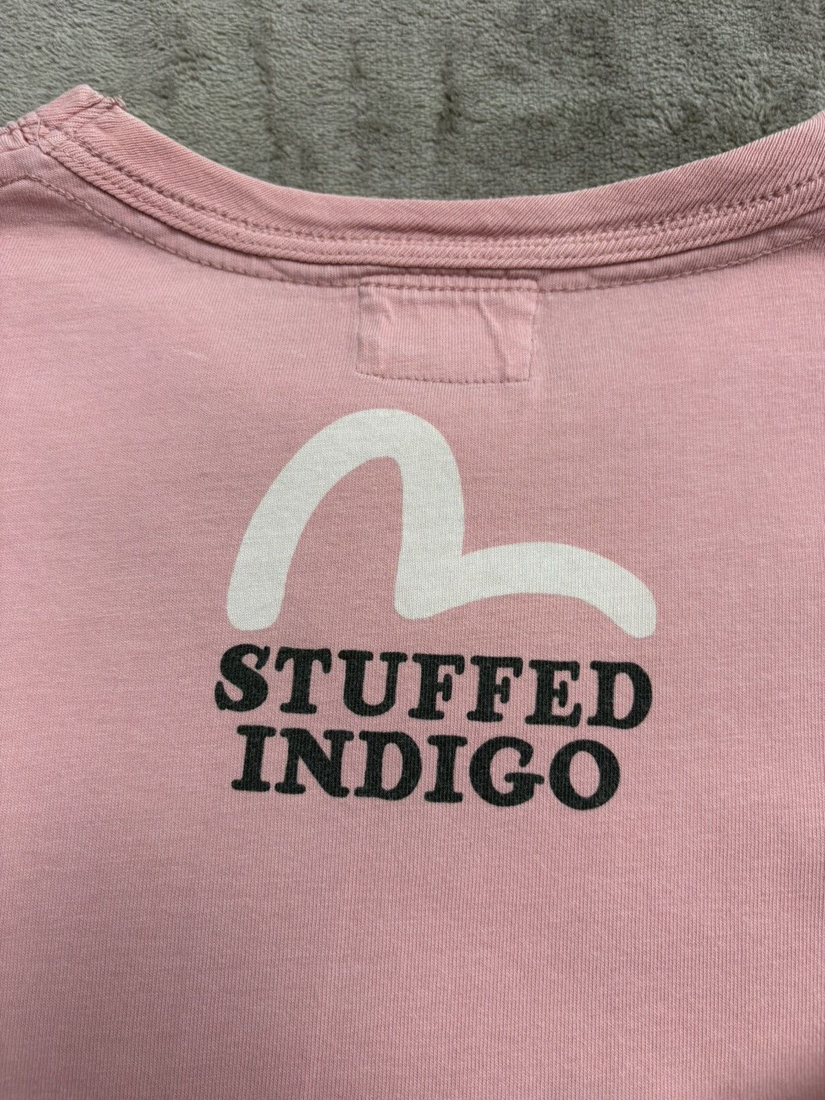 Evisu Evisu Stuffed Indigo Pink T-Shirt Men Size US M / EU 48-50 / 2 - 8 Thumbnail
