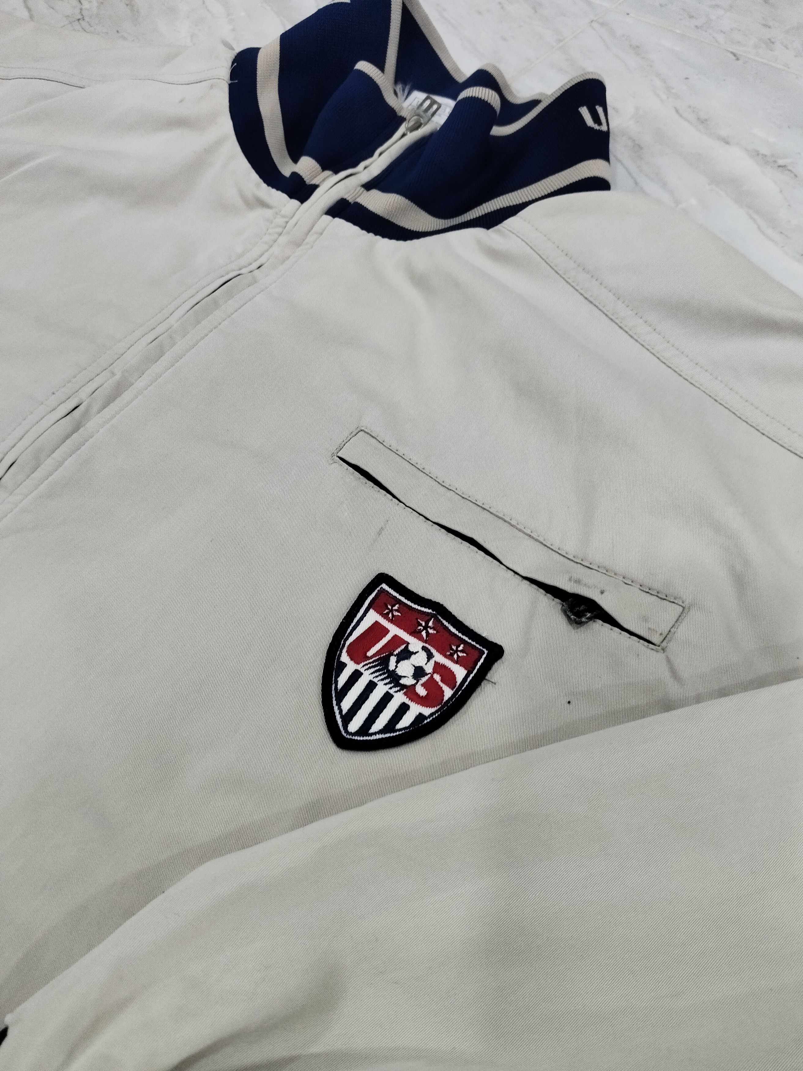Nike × Vintage Vintage Nike USA Team Fans Football Jacket Size US XXL / EU 58 / 5 - 3 Thumbnail