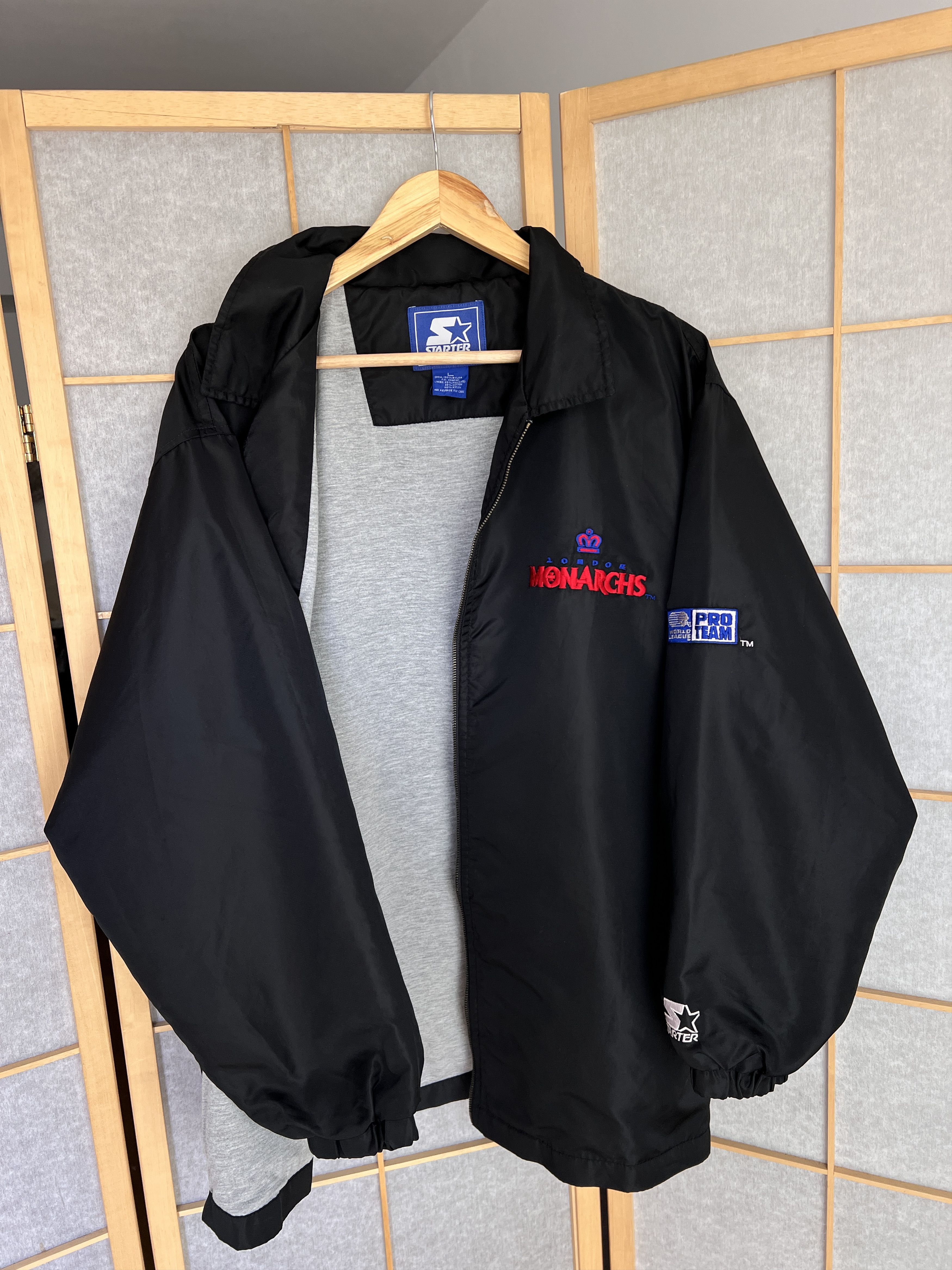 Starter Archive 1995 Starter Monarchs London vintage jacket NFL rare Size US L / EU 52-54 / 3 - 17 Thumbnail